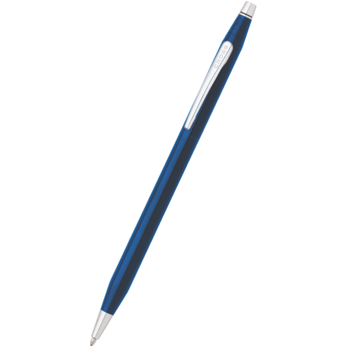 Cross Century Ballpoint Pen - Blue - Chrome Trim-Pen Boutique Ltd