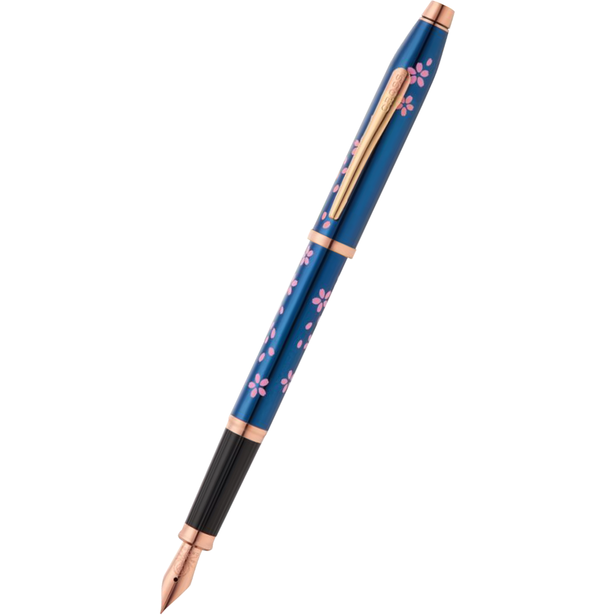 Cross Century II Fountain Pen - Cherry Blossom Metallic Blue-Pen Boutique Ltd