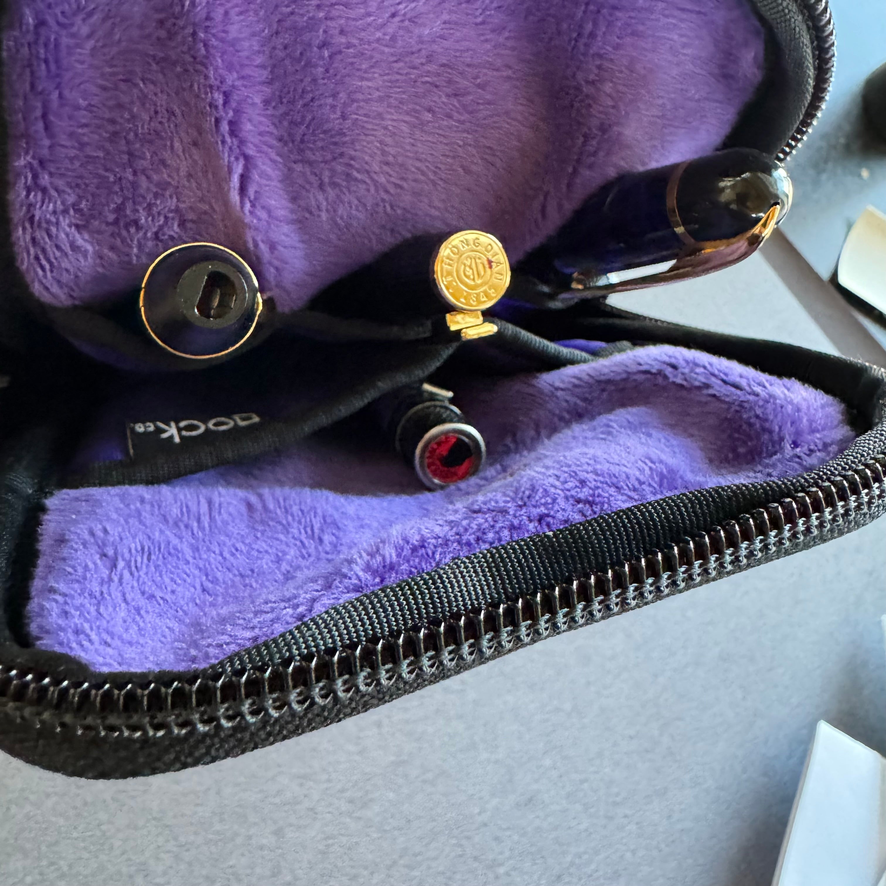 Retro 51 x Rickshaw Bagworks Sinclair Triple Pen Case - Raven 3-Pen Boutique Ltd