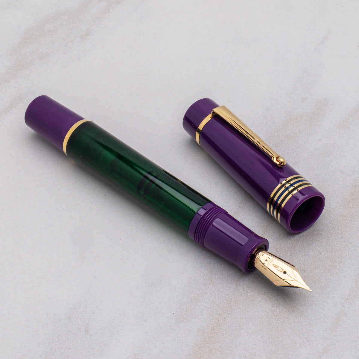 Delta Limited Edition Fountain Pen - Four Rings Sibilla - 14K Gold-Pen Boutique Ltd