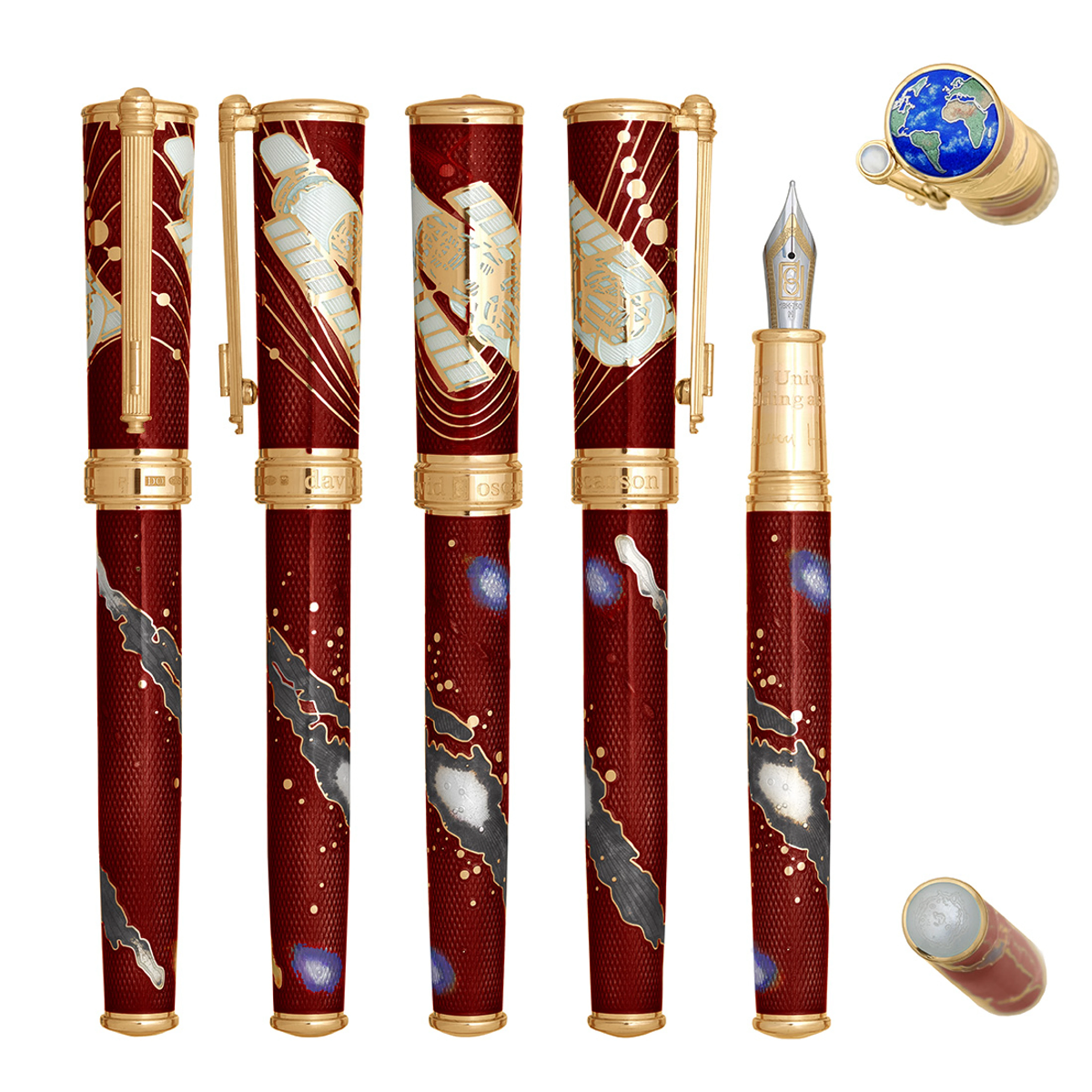 David Oscarson Edwin Hubble Fountain Pen - Infrared-Pen Boutique Ltd