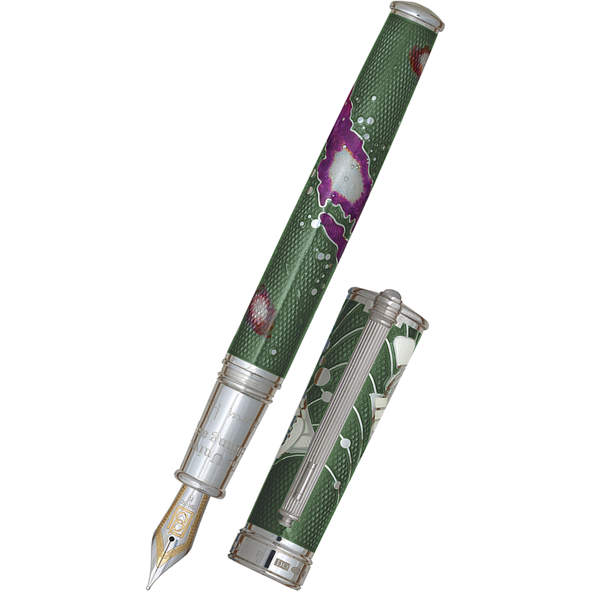 David Oscarson Edwin Hubble Fountain Pen - Galactic Green-Pen Boutique Ltd