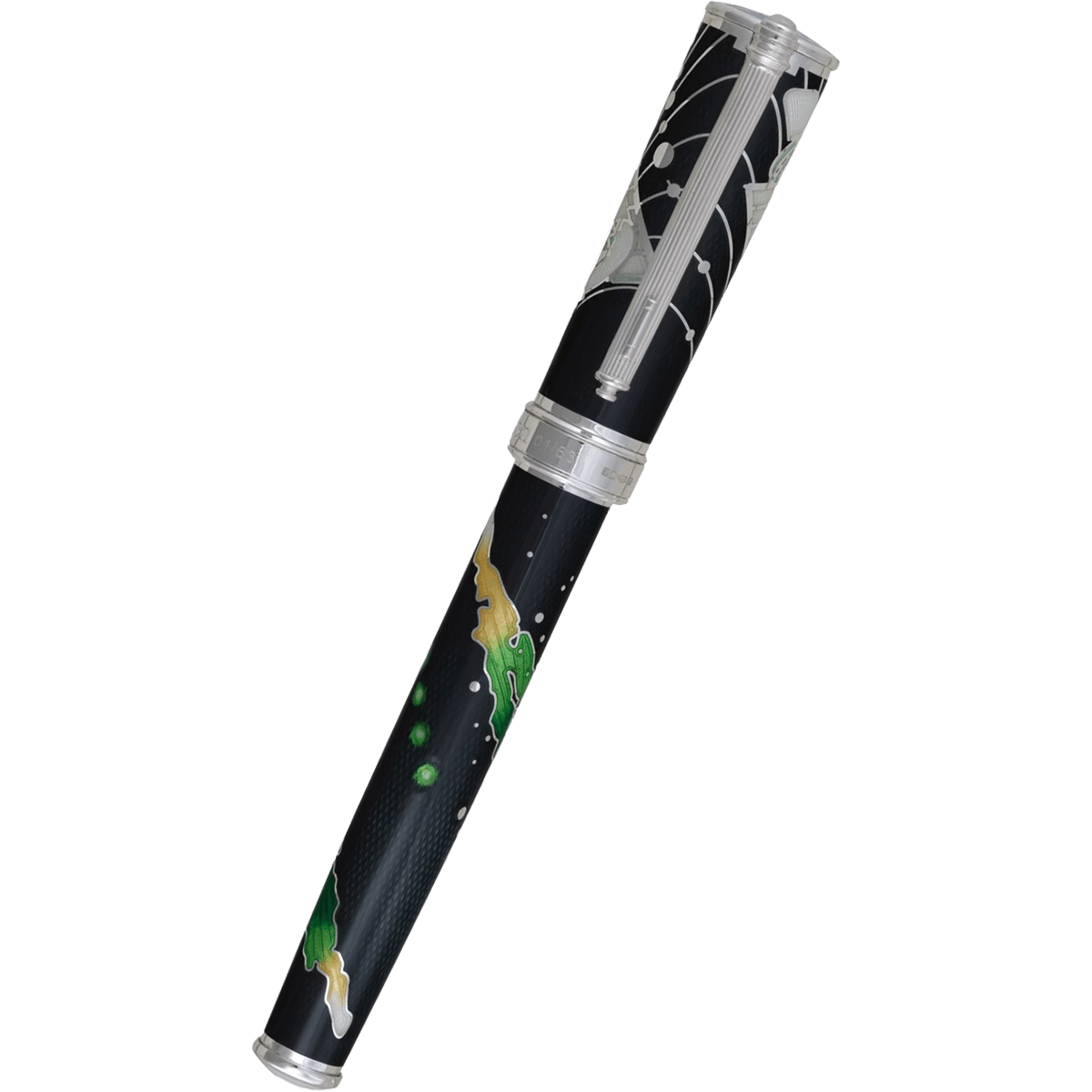 David Oscarson Edwin Hubble Fountain Pen - Martian Green - Pen Boutique Ltd