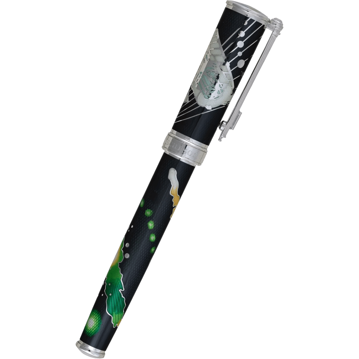 David Oscarson Edwin Hubble Fountain Pen - Martian Green - Pen Boutique Ltd