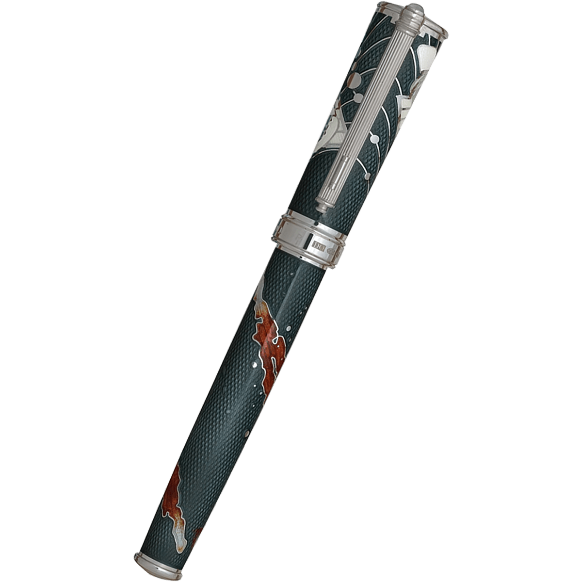 David Oscarson Edwin Hubble Fountain Pen - Moon Dust - Pen Boutique Ltd