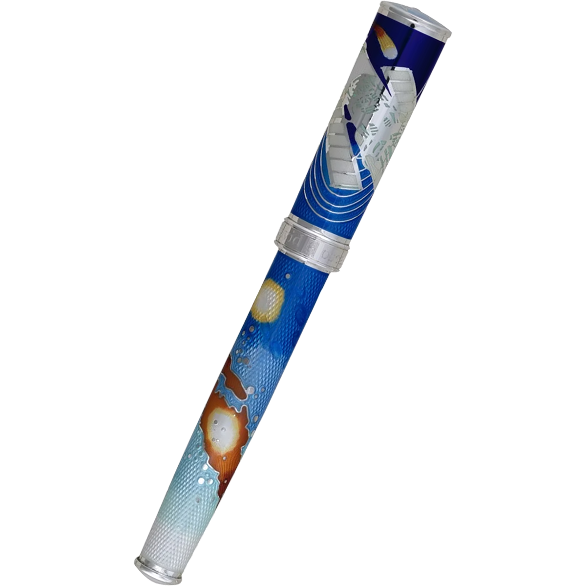 David Oscarson Edwin Hubble Fountain Pen - Stratospheric Blue-Pen Boutique Ltd