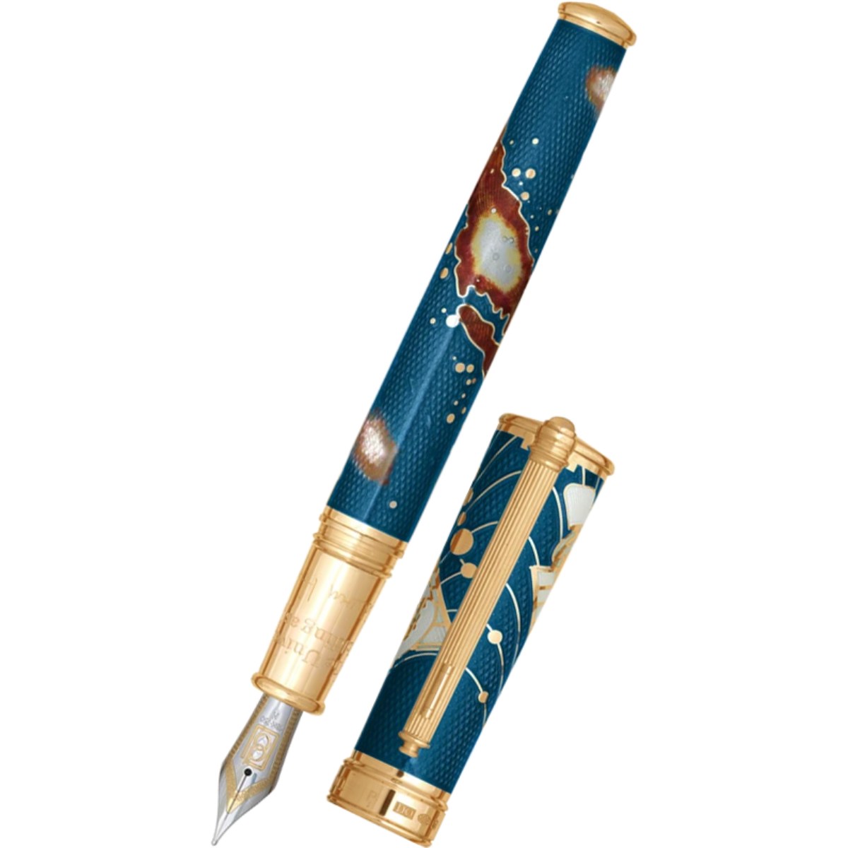 David Oscarson Edwin Hubble Fountain Pen - Twilight Blue-Pen Boutique Ltd