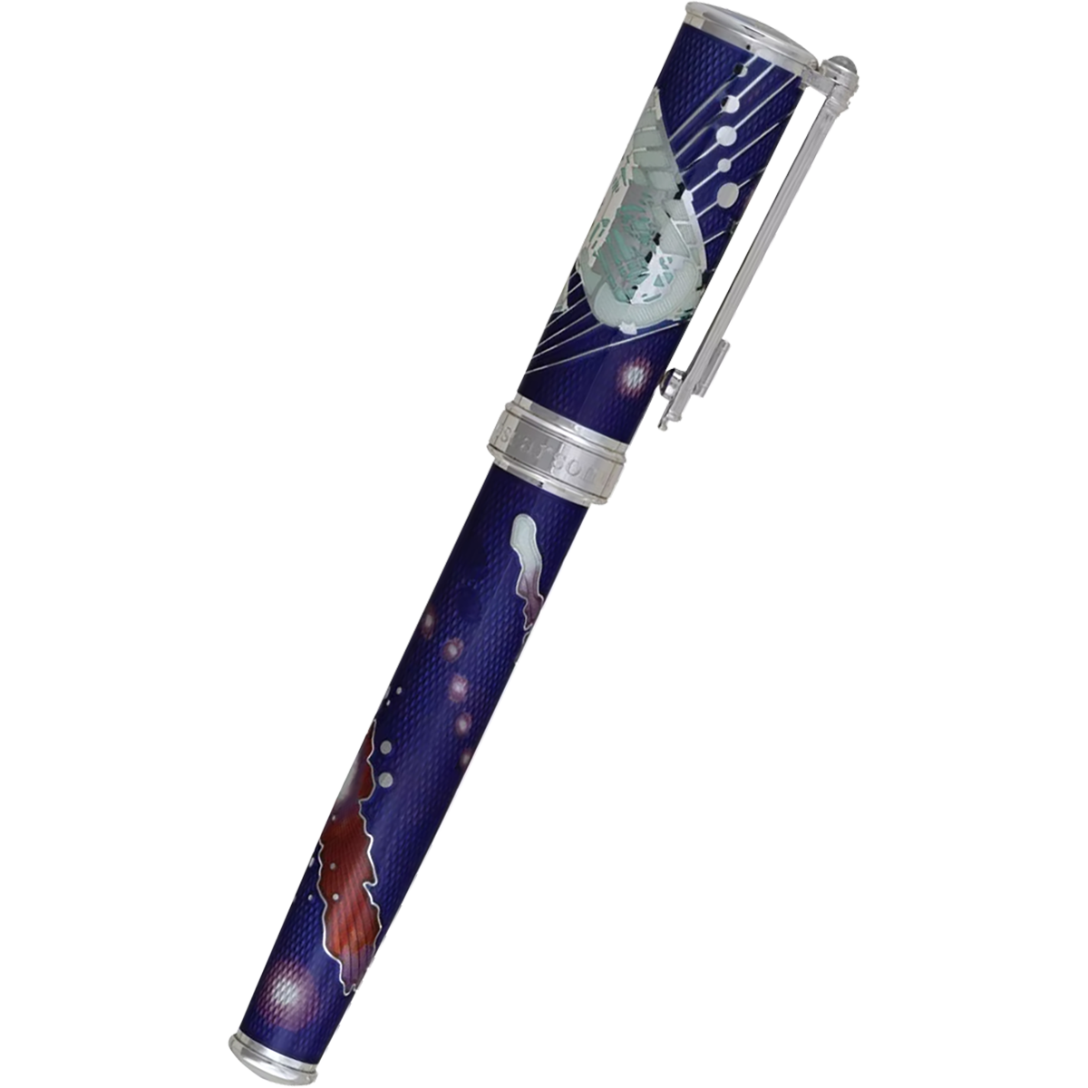 David Oscarson Edwin Hubble Fountain Pen - Ultraviolet-Pen Boutique Ltd