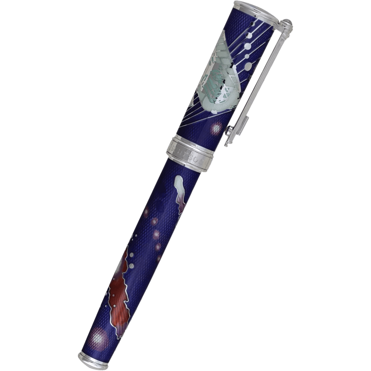 David Oscarson Edwin Hubble Fountain Pen - Ultraviolet - Pen Boutique Ltd