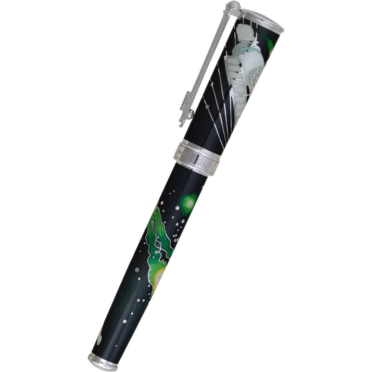 David Oscarson Edwin Hubble Rollerball Pen - Martian Green-Pen Boutique Ltd