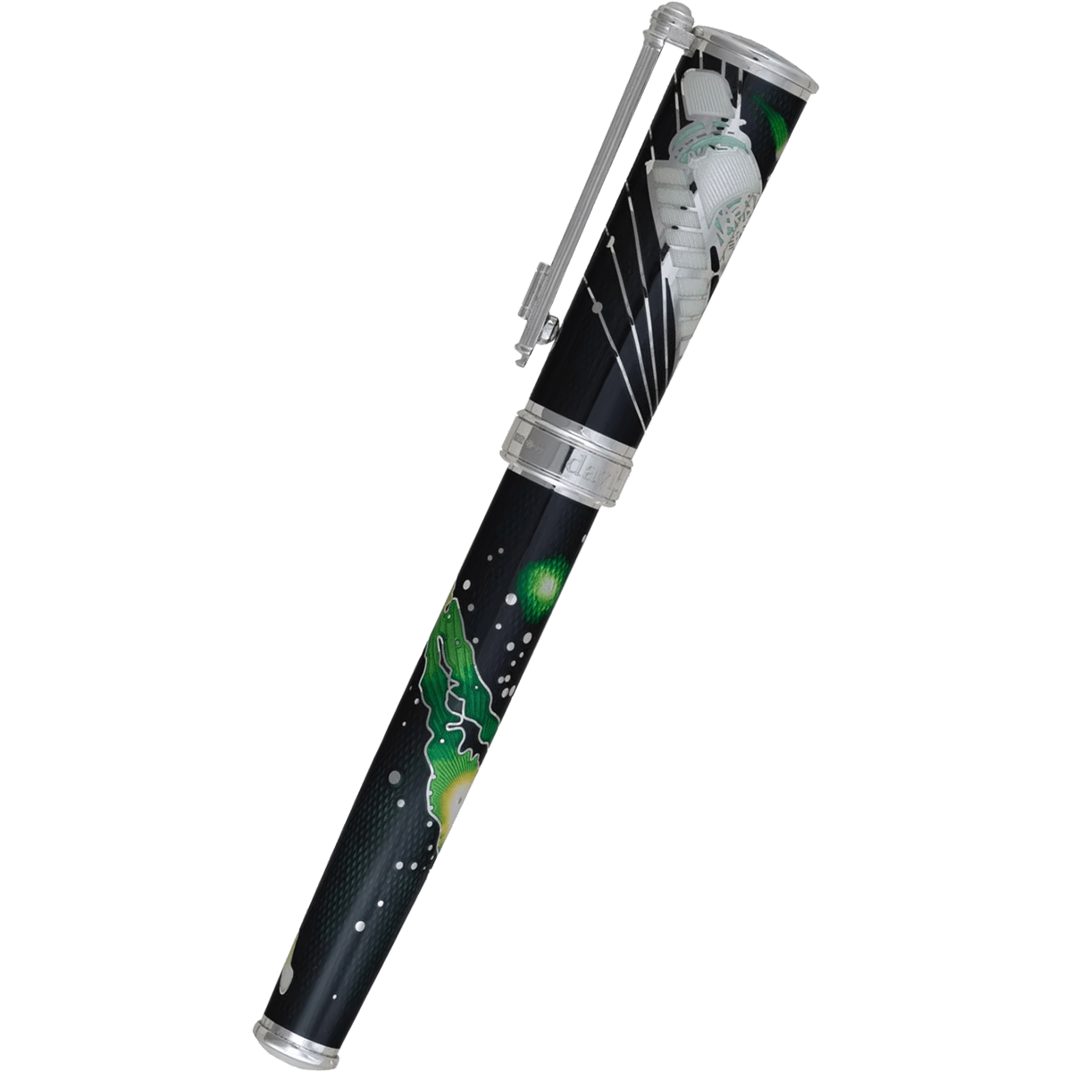 David Oscarson Edwin Hubble Rollerball Pen - Martian Green - Pen Boutique Ltd