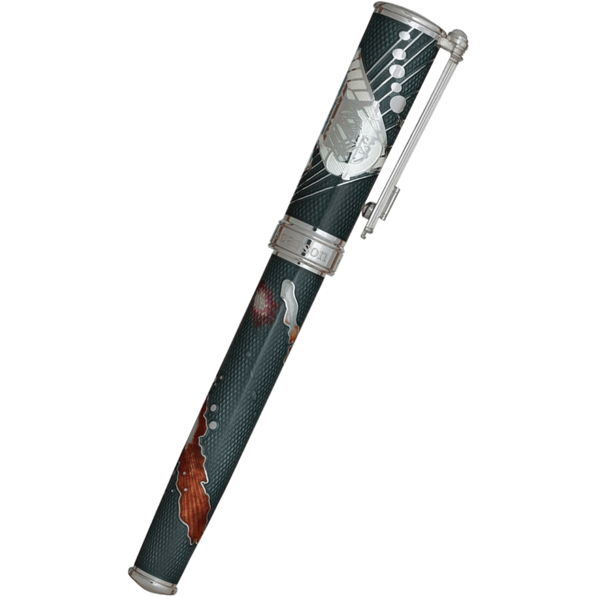 David Oscarson Edwin Hubble Rollerball Pen - Moon Dust - Pen Boutique Ltd
