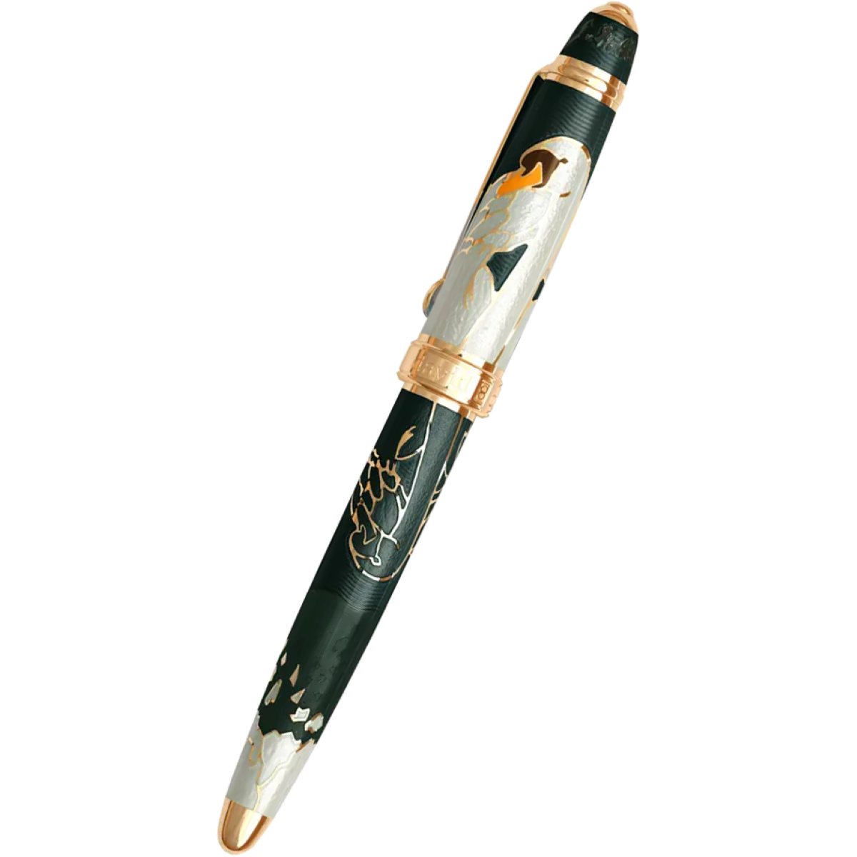 David Oscarson Hans Christian Andersen Fountain Pen - Black White Gold-Pen Boutique Ltd