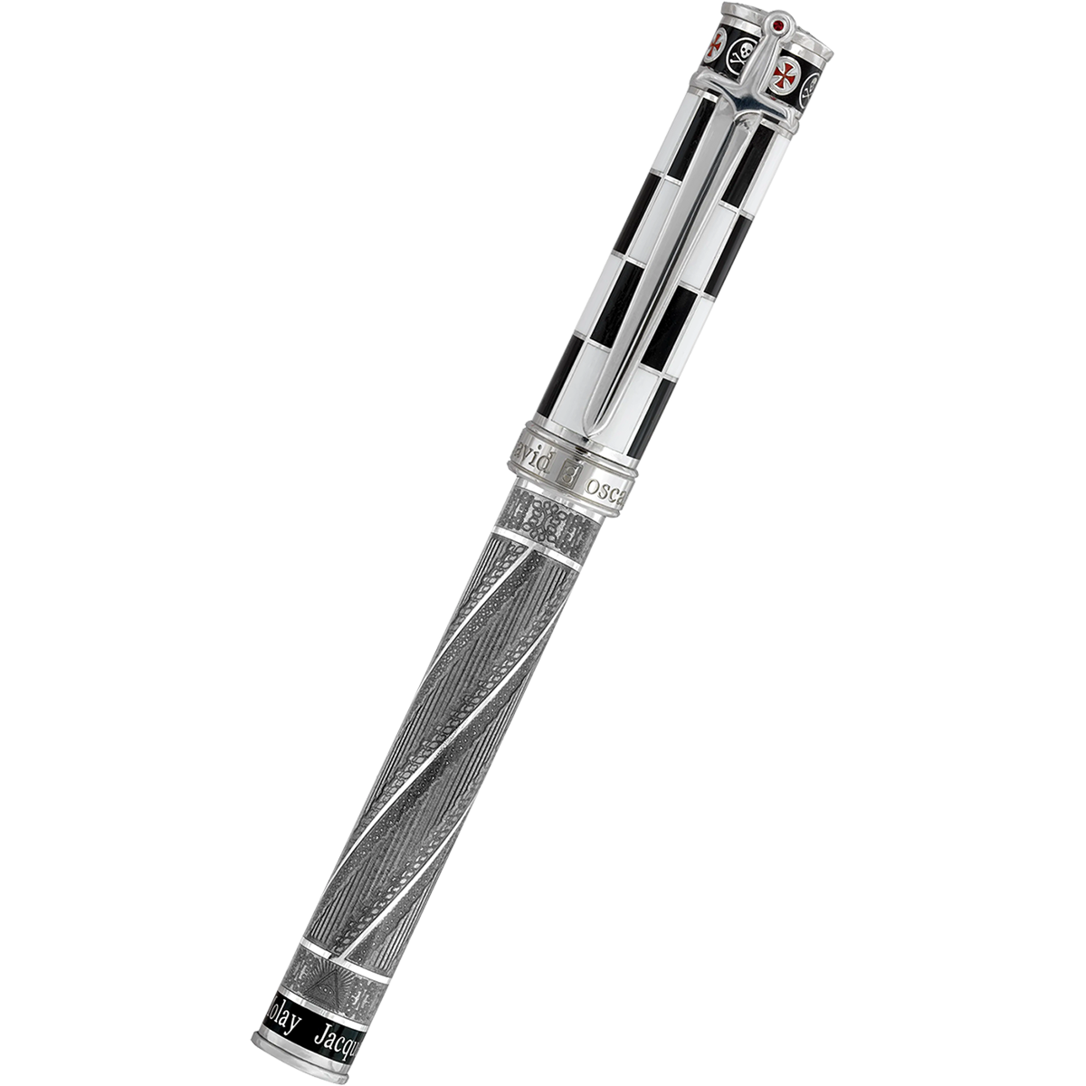 David Oscarson Jacques de Molay Fountain Pen-Pen Boutique Ltd