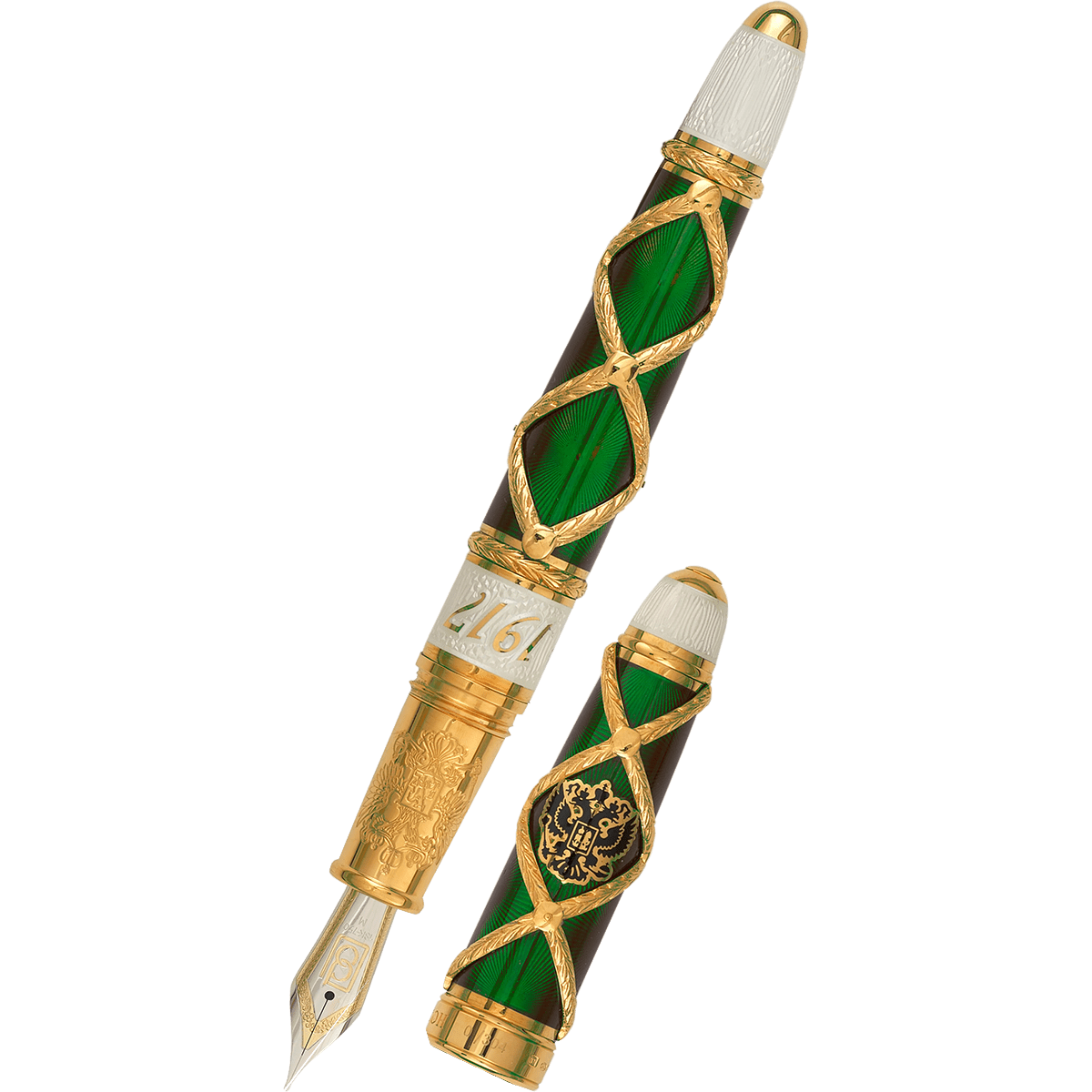 David Oscarson Russian Imperial Emerald Limited Edition Fountain Pen - Pen Boutique Ltd