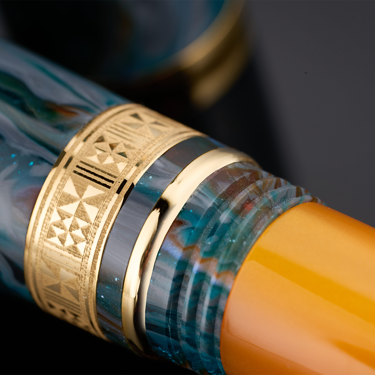 Delta Indigenous People Fountain Pen - Bajau - Stainless Steel Nib (Limited Edition)-Pen Boutique Ltd