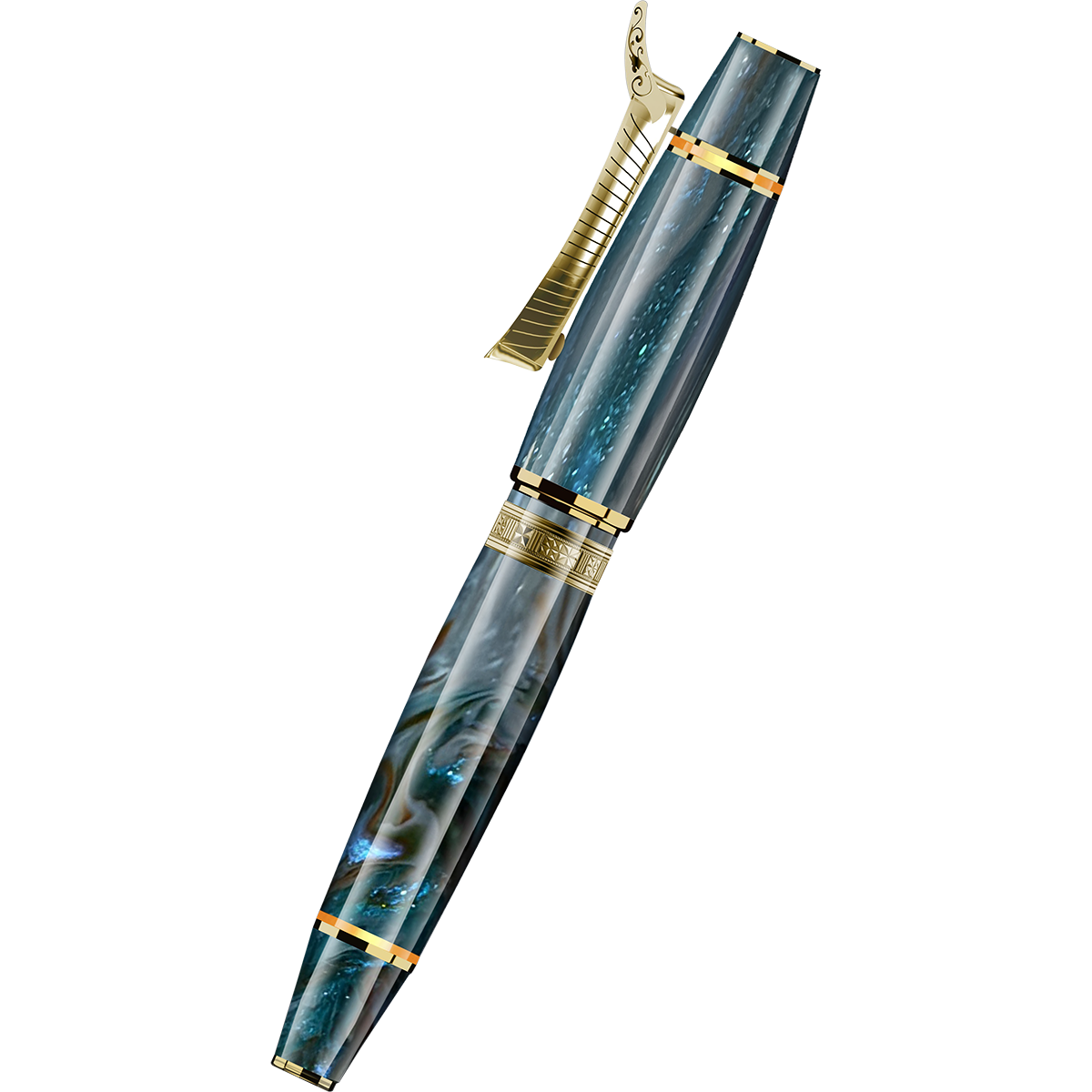 Delta Indigenous People Fountain Pen - Bajau - Stainless Steel Nib (Limited Edition)-Pen Boutique Ltd