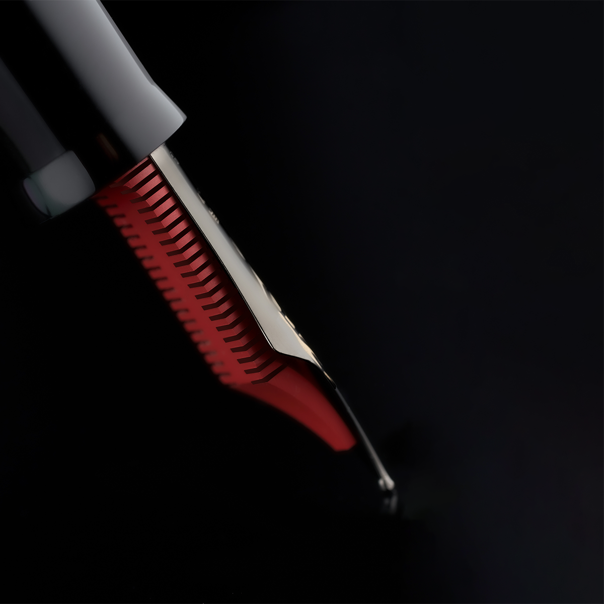 Delta Indigenous People Fountain Pen - Simbu Dancing Skeletons - Black - Silver Cage (Limited Edition)-Pen Boutique Ltd