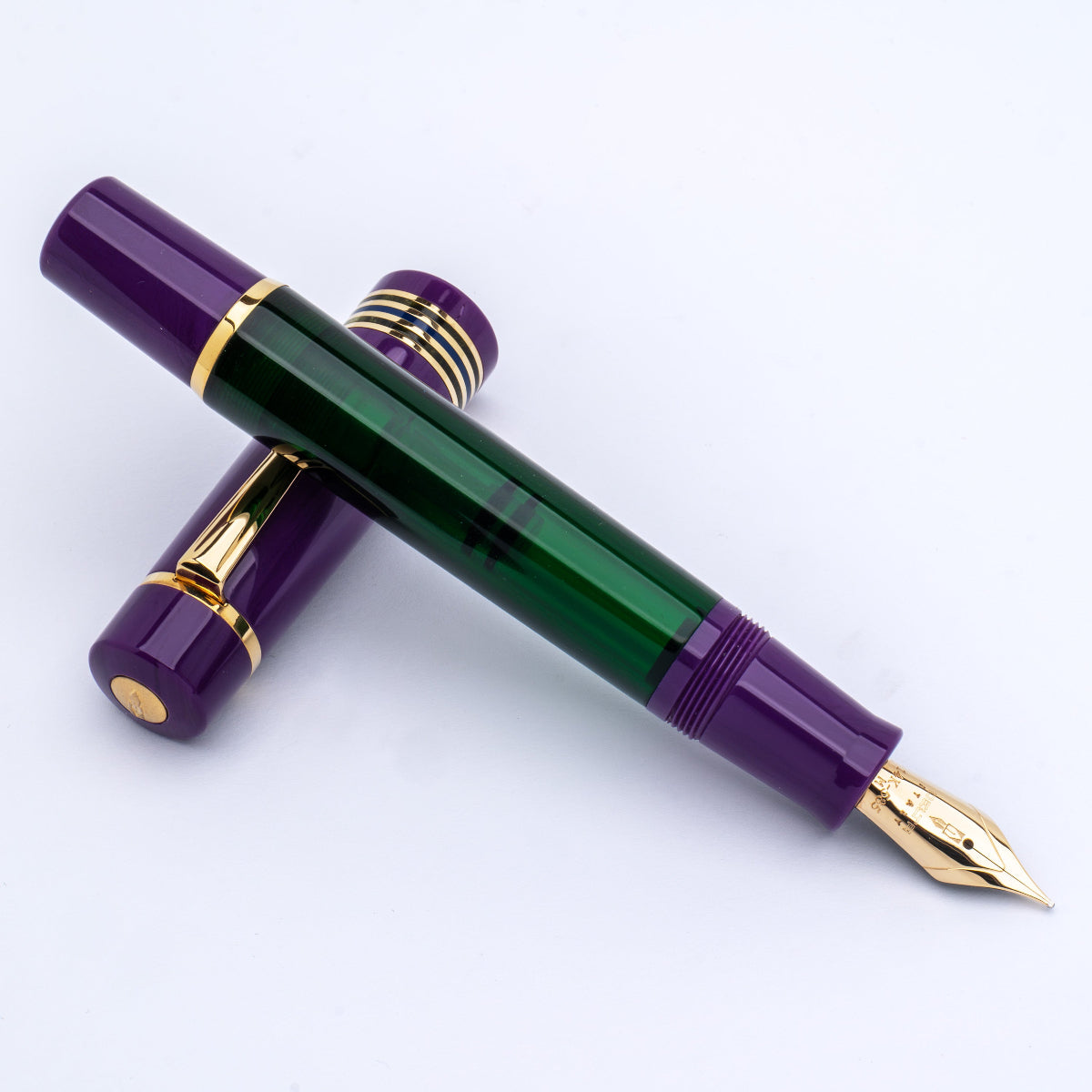 Delta Limited Edition Fountain Pen - Four Rings Sibilla - 14K Gold-Pen Boutique Ltd