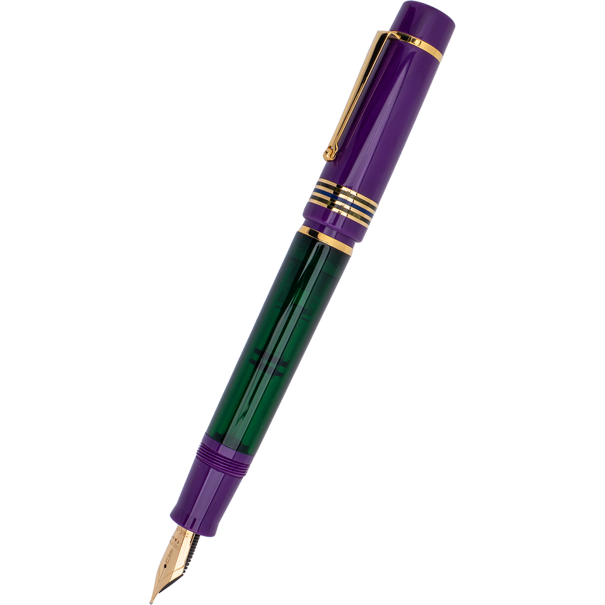 Delta Limited Edition Fountain Pen - Four Rings Sibilla - 14K Gold-Pen Boutique Ltd
