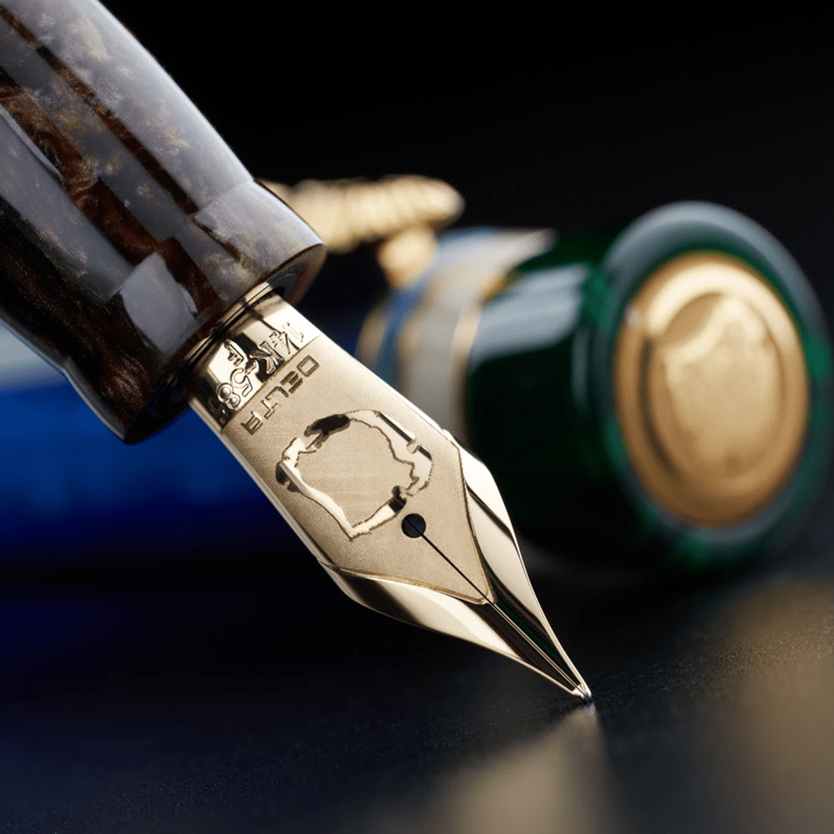 Delta Sentinelesi (North Sentinel) Fountain Pen - 14K Nib (Limited Edition) - Pen Boutique Ltd