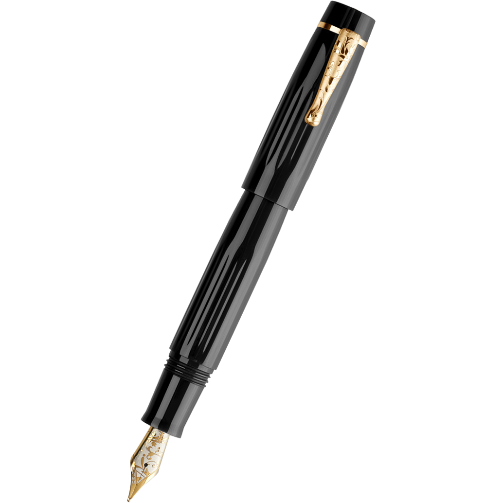 Delta Bio+16 Fountain Pen - Nera - "KP" #8 14Kt Gold Nib-Pen Boutique Ltd