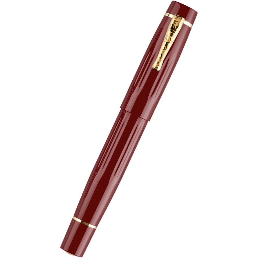 Delta Bio+16 Fountain Pen - Corallo - "P" Silver Nib-Pen Boutique Ltd