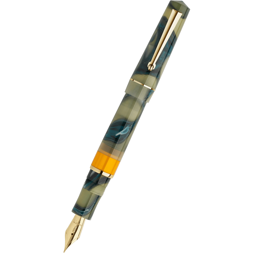 Delta Duna Reborn Fountain Pen - Yellow Horizon - 14k Gold-Pen Boutique Ltd