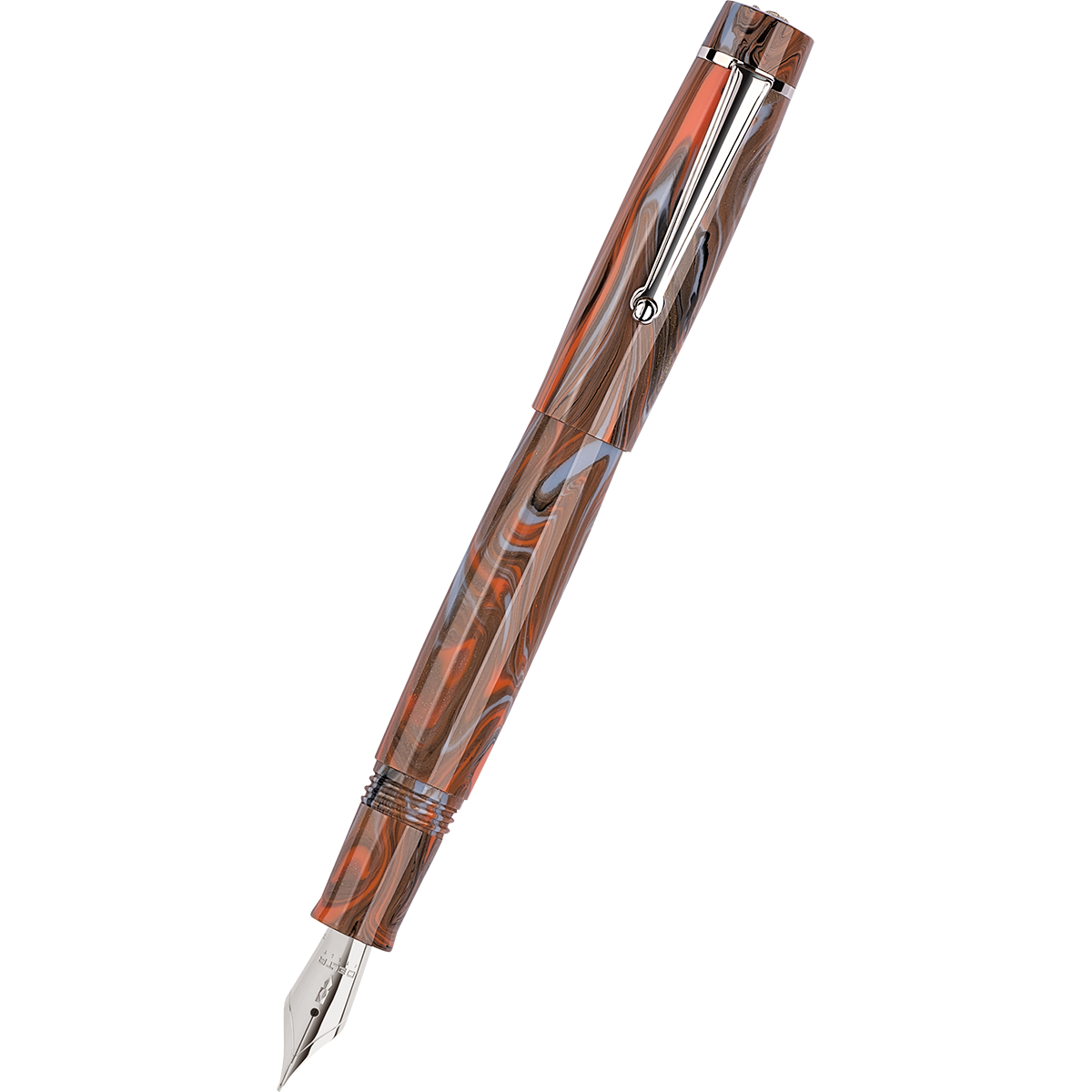 Delta Signs of the Time Fountain Pen - The Birth of Artistic Expression Cave Painting - Palladium Trim (Numbered Edition)-Pen Boutique Ltd