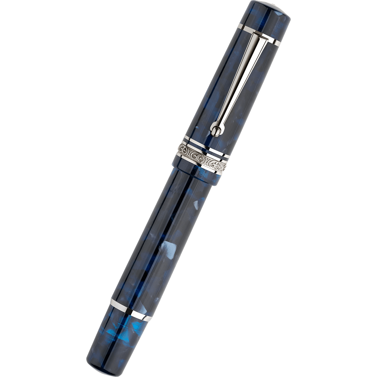 Delta Reservoir 2.0 Fountain Pen - Blue/Grey Mother of Pearl - Pen Boutique Ltd