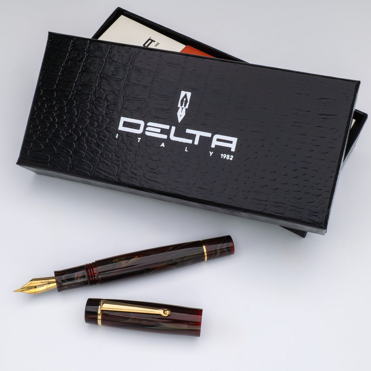 Delta Signs of the Time Fountain Pen - Barocco (Art Editions) - Pen Boutique Ltd