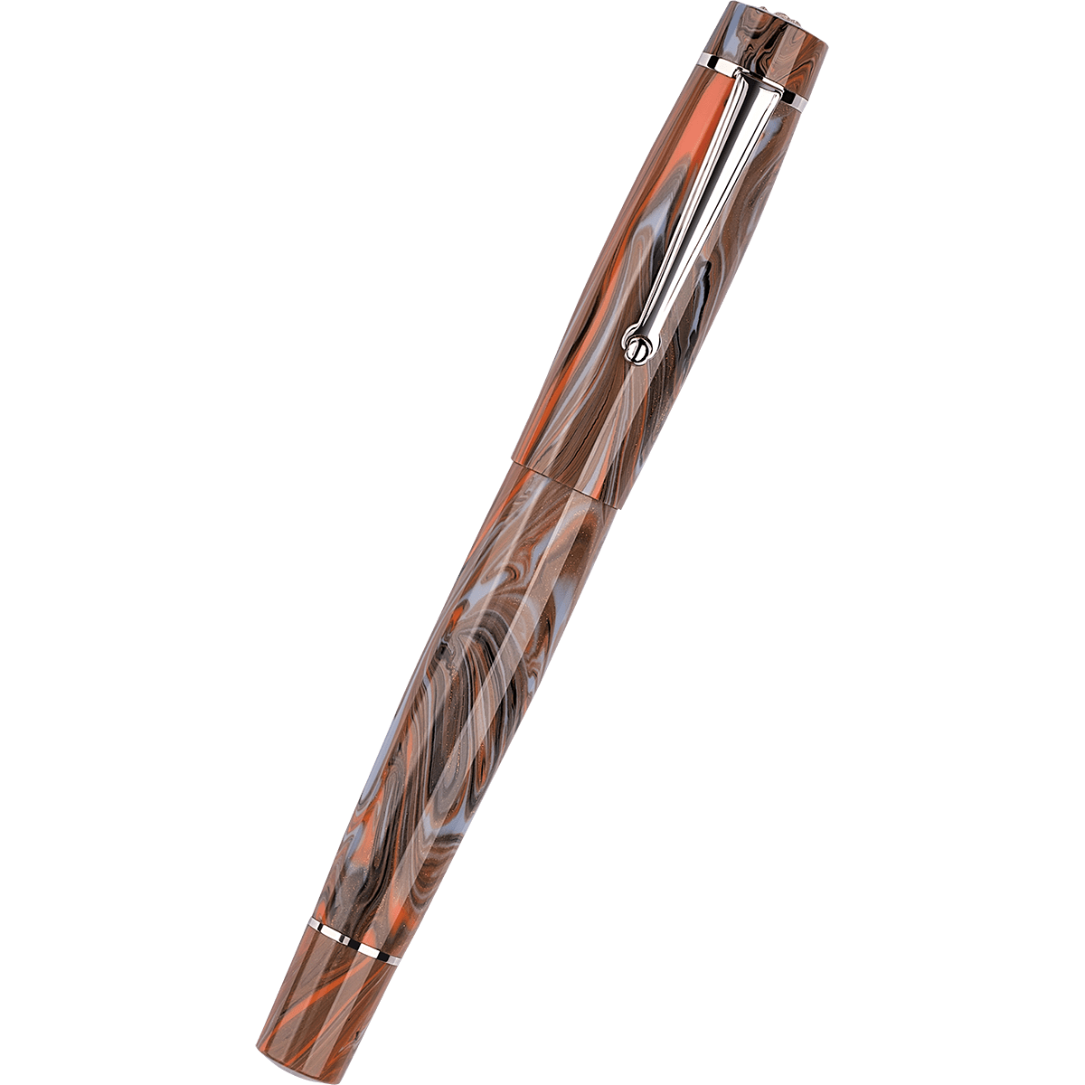 Delta Signs of the Time Fountain Pen - The Birth of Artistic Expression Cave Painting - Palladium Trim (Numbered Edition) - Pen Boutique Ltd