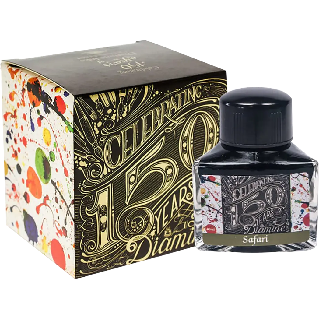 Diamine 150th Anniversary 40ml Safari Green-Pen Boutique Ltd