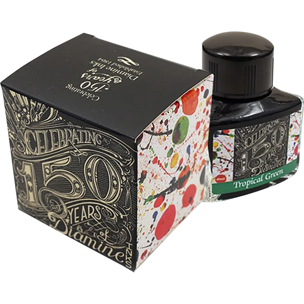 Diamine 150th Anniversary 40ml Tropical Green-Pen Boutique Ltd