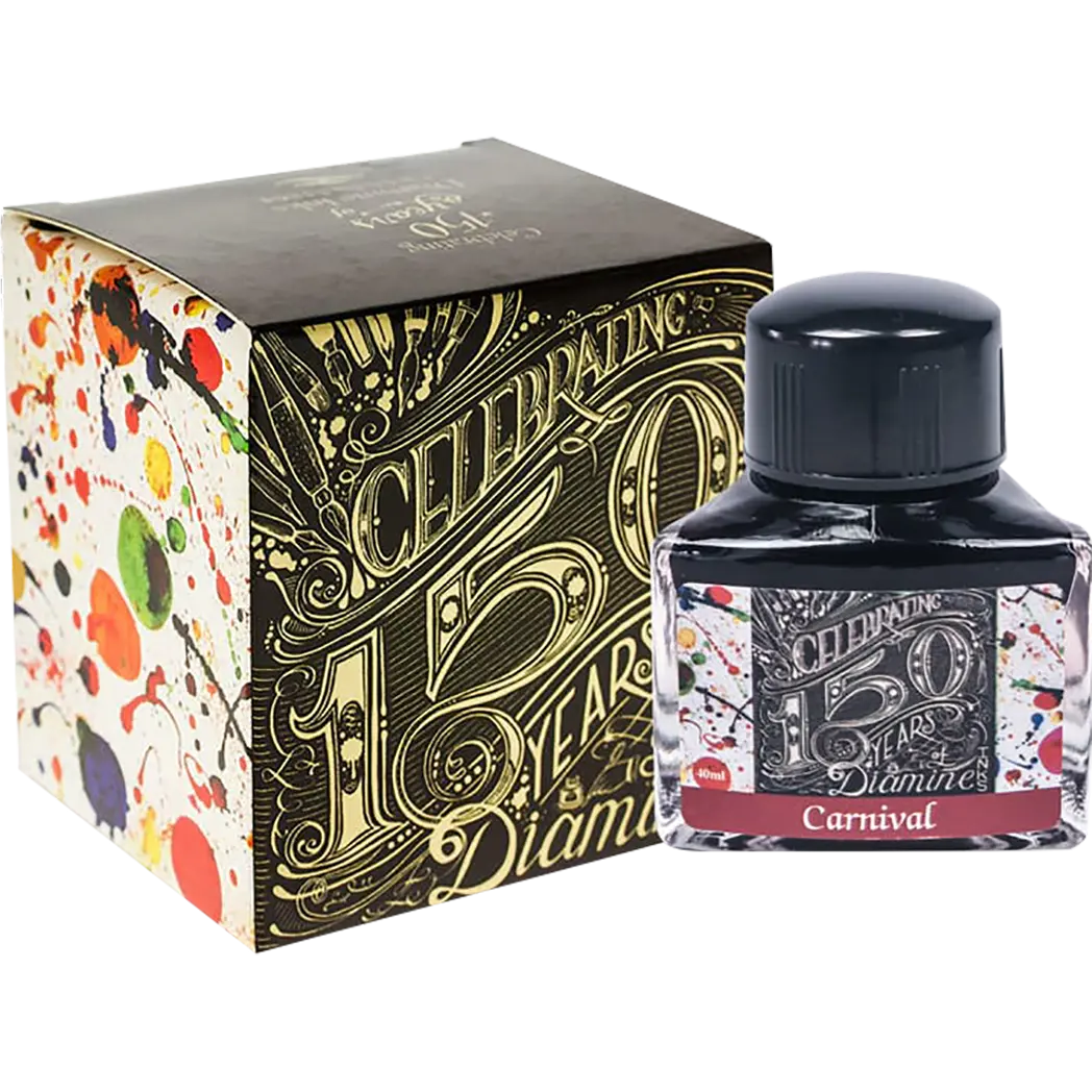 Diamine 150th Anniversary Carnival Red - 40ml-Pen Boutique Ltd