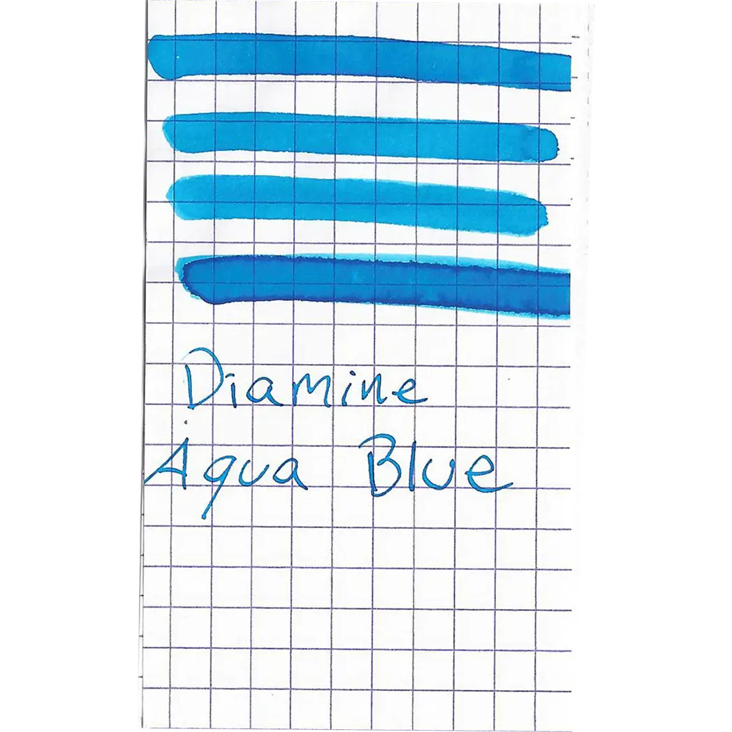 Diamine Aqua Blue Ink Bottle - 80 ml-Pen Boutique Ltd