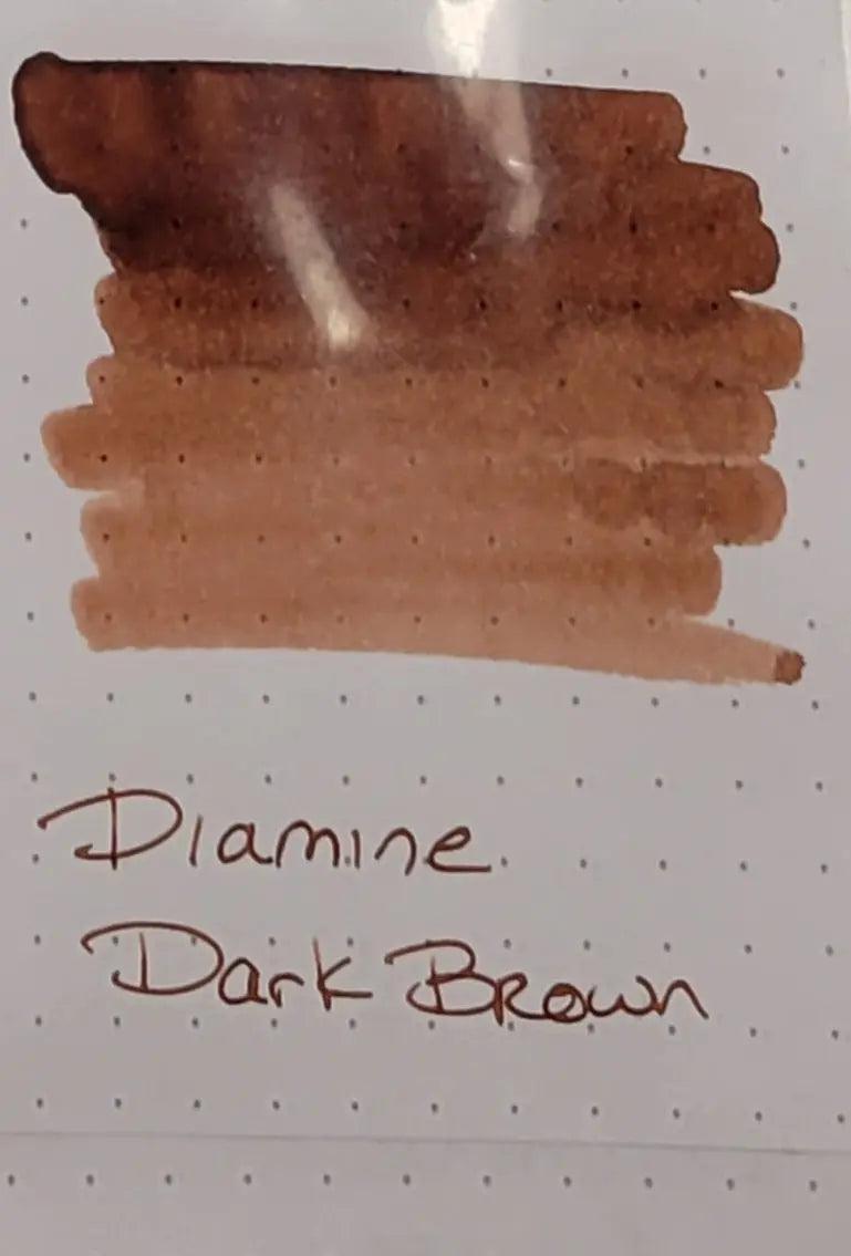 Diamine Dark Brown Ink Bottle - 80 ml-Pen Boutique Ltd