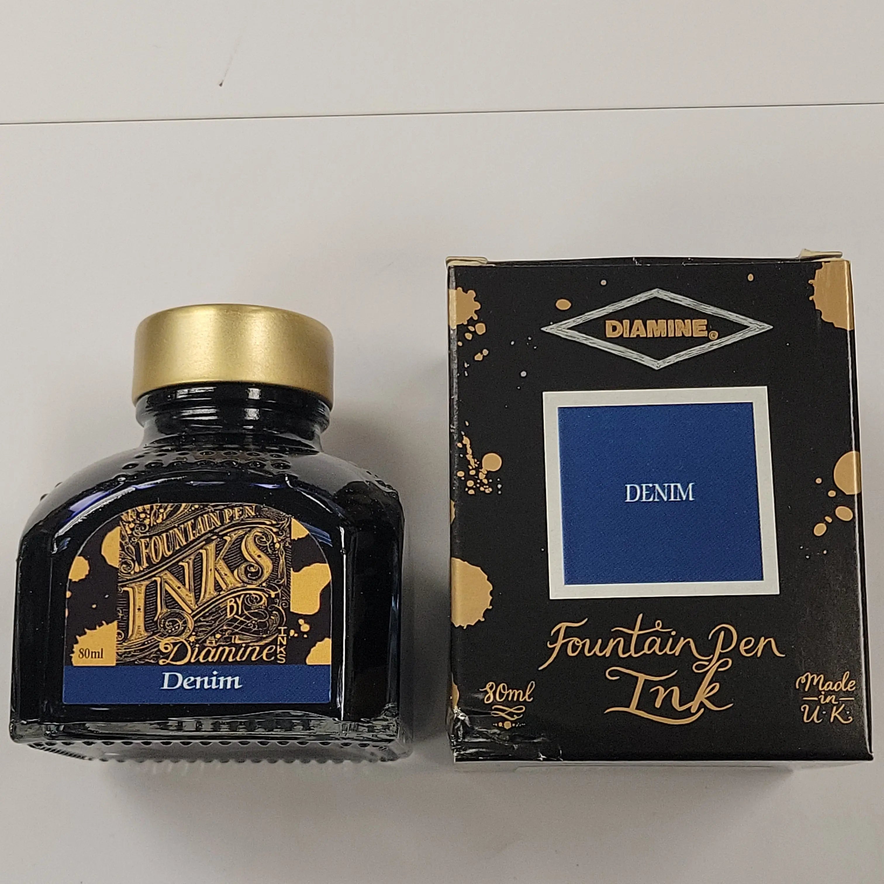 Diamine Denim Ink Bottle - 80ml-Pen Boutique Ltd