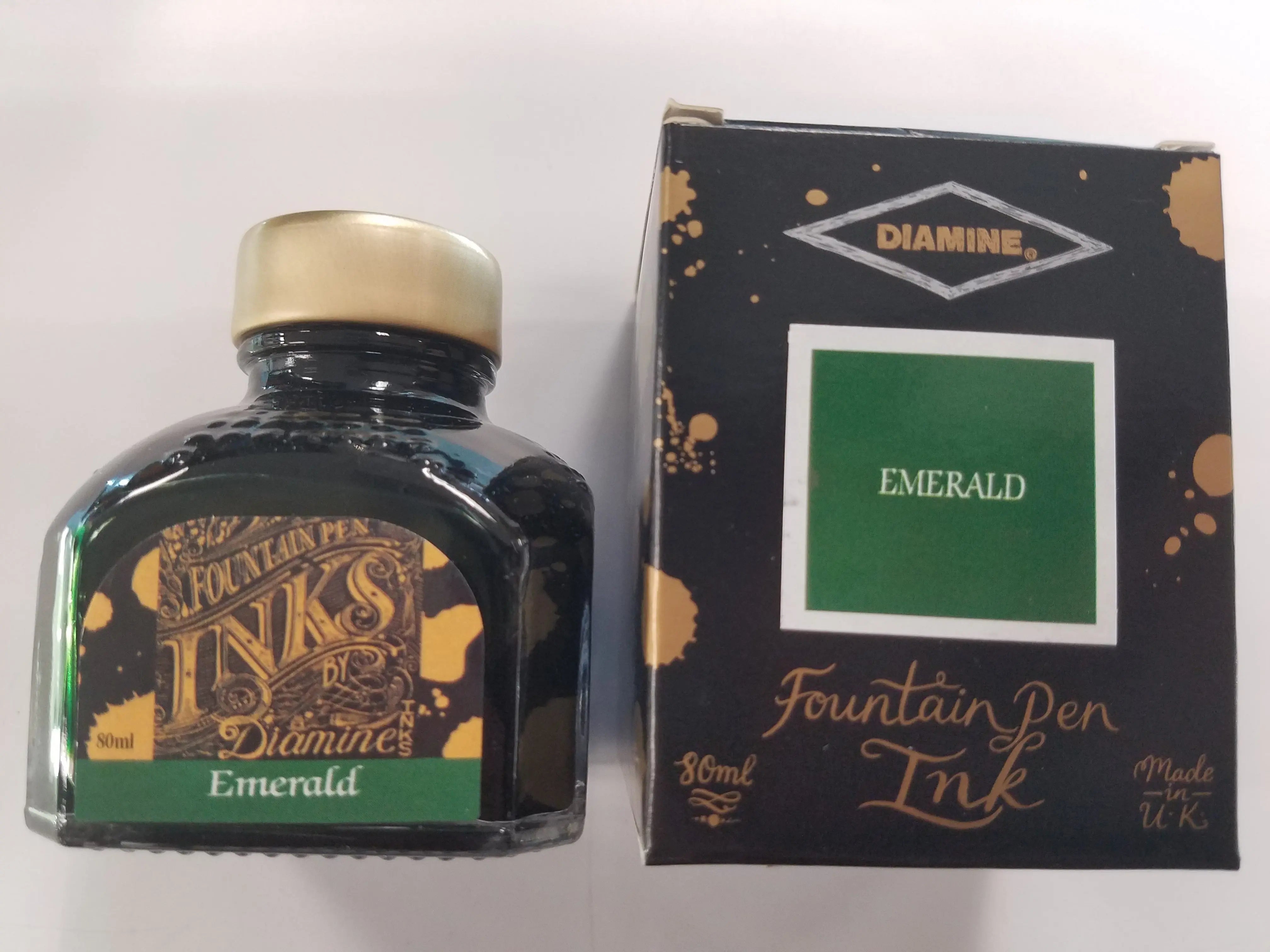 Diamine Emerald Ink Bottle - 80 ml-Pen Boutique Ltd