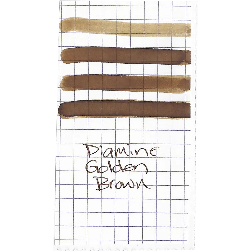 Diamine Golden Brown Ink Bottle - 80 ml-Pen Boutique Ltd