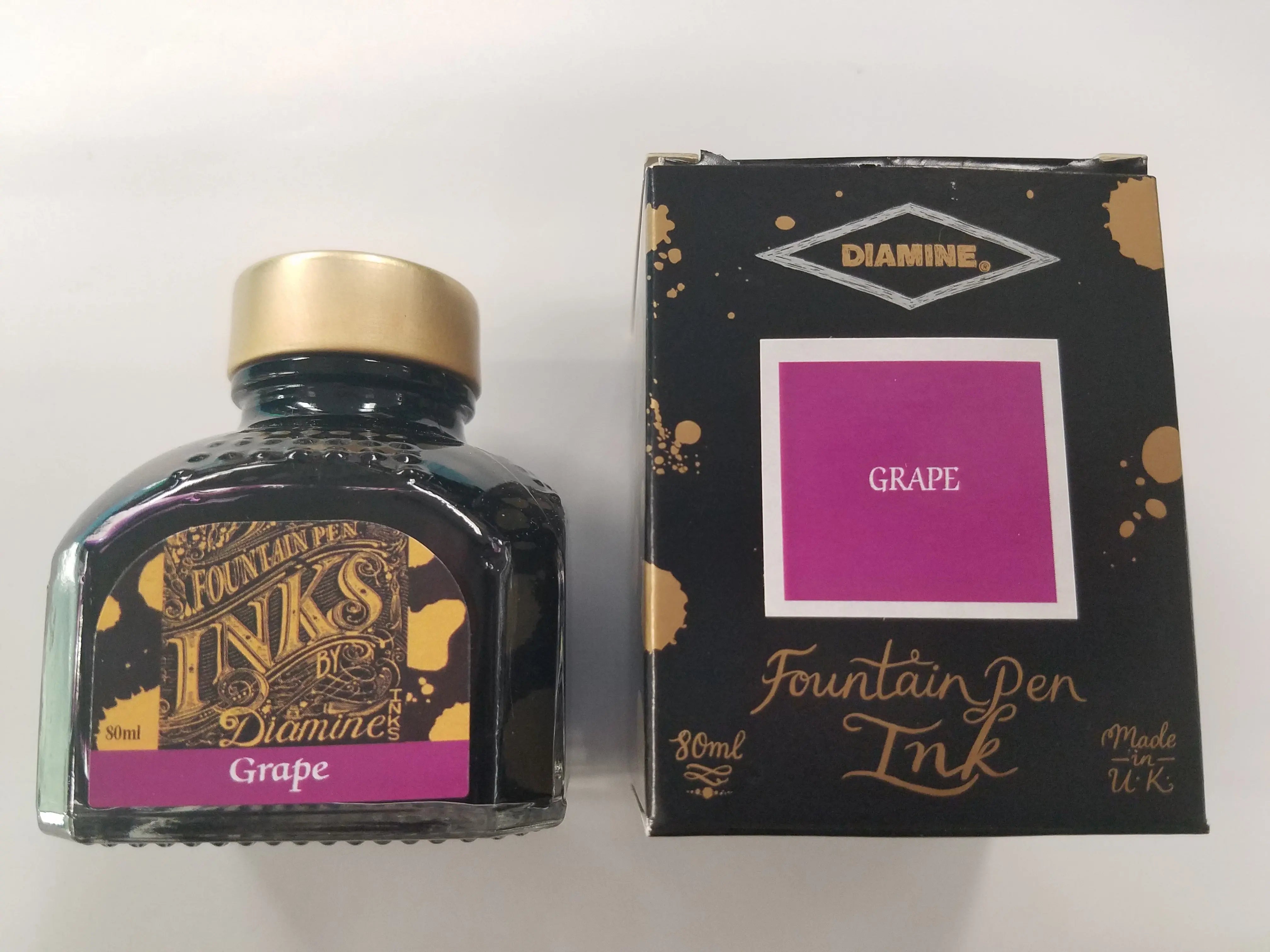 Diamine Grape Ink Bottle - 80ml-Pen Boutique Ltd