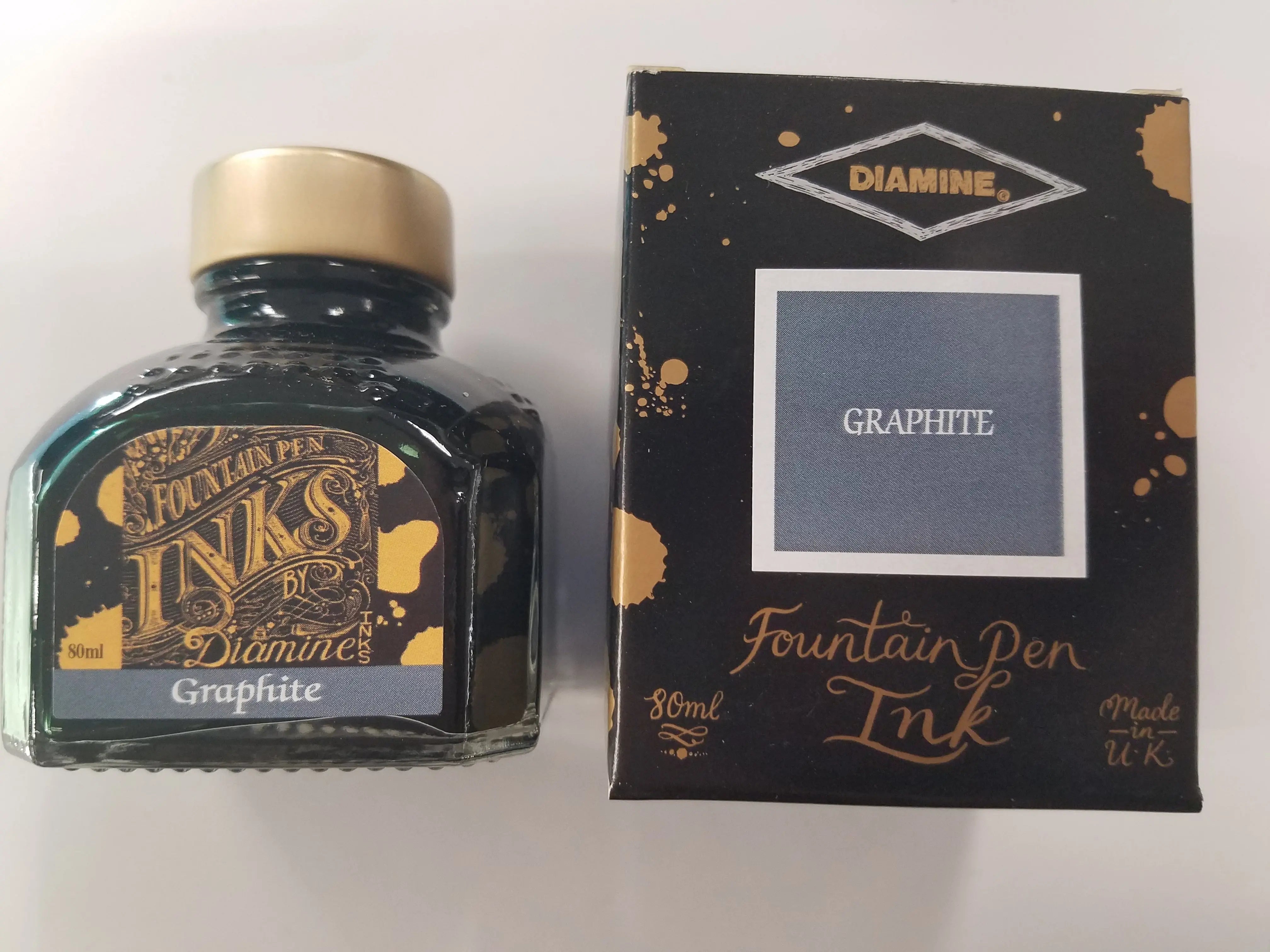 Diamine Graphite Ink Bottle - 80ml-Pen Boutique Ltd