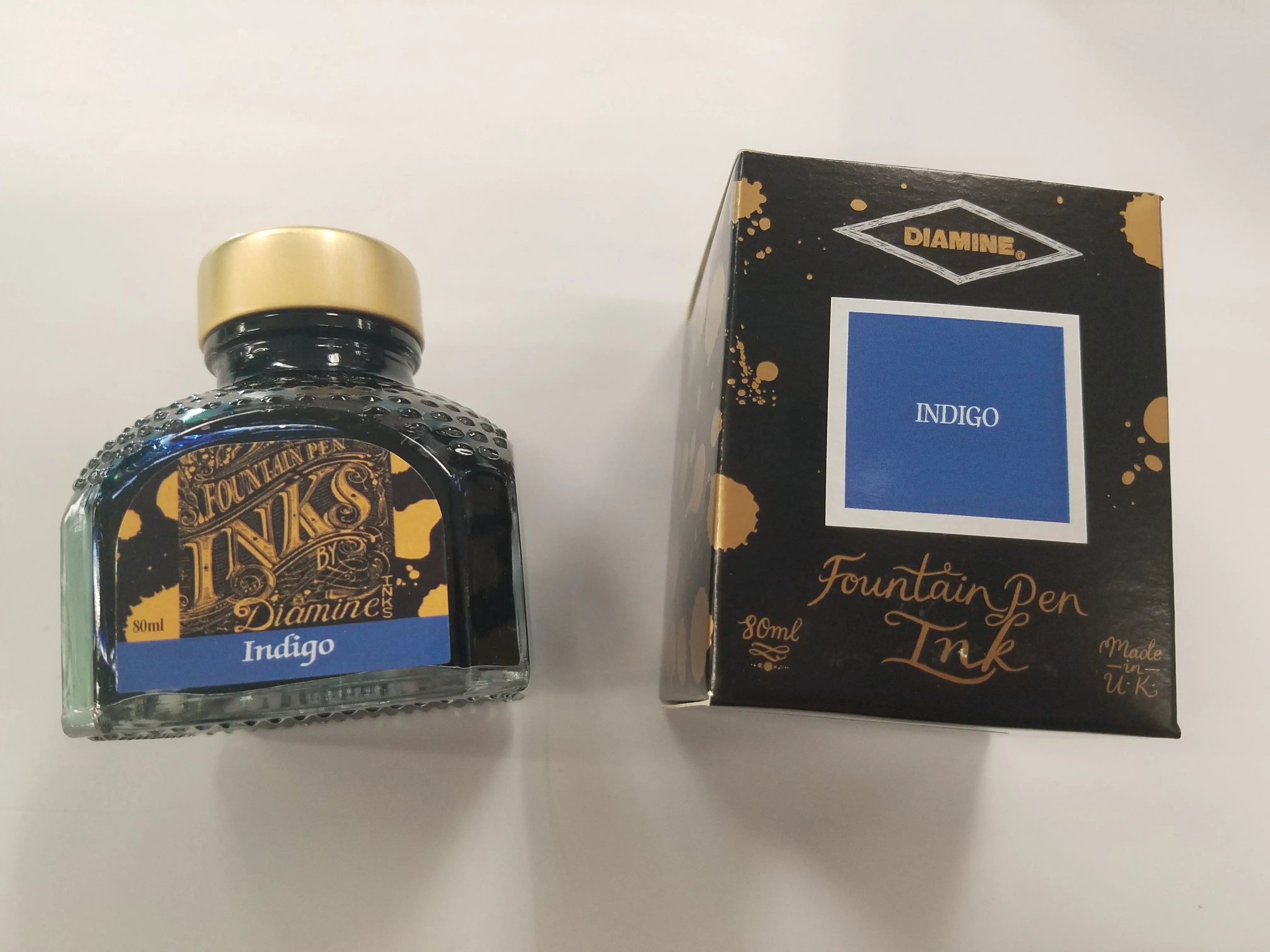 Diamine Indigo Ink Bottle - 80 ml-Pen Boutique Ltd