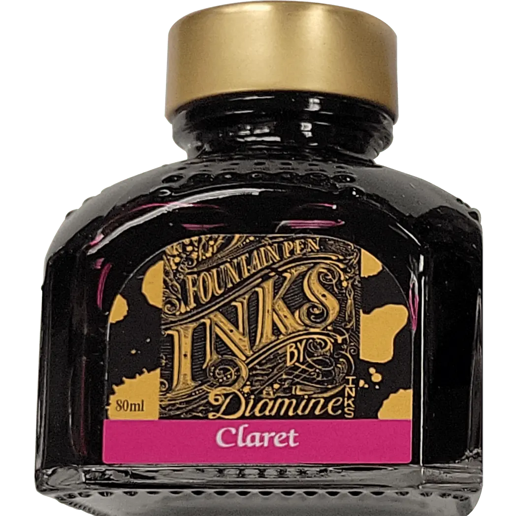 Diamine Ink Bottle - Claret - 80 ml-Pen Boutique Ltd