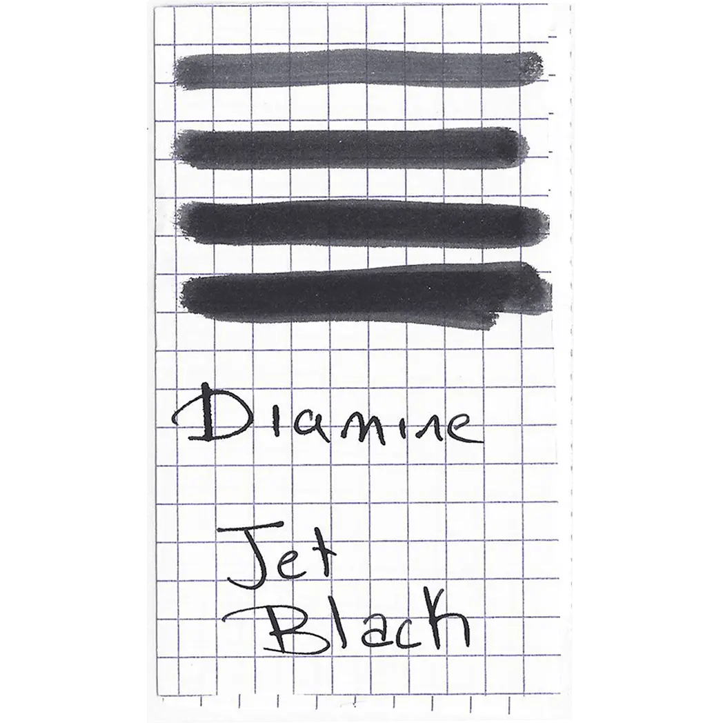 Diamine Jet Black Ink Bottle - 80 ml - Pen Boutique Ltd