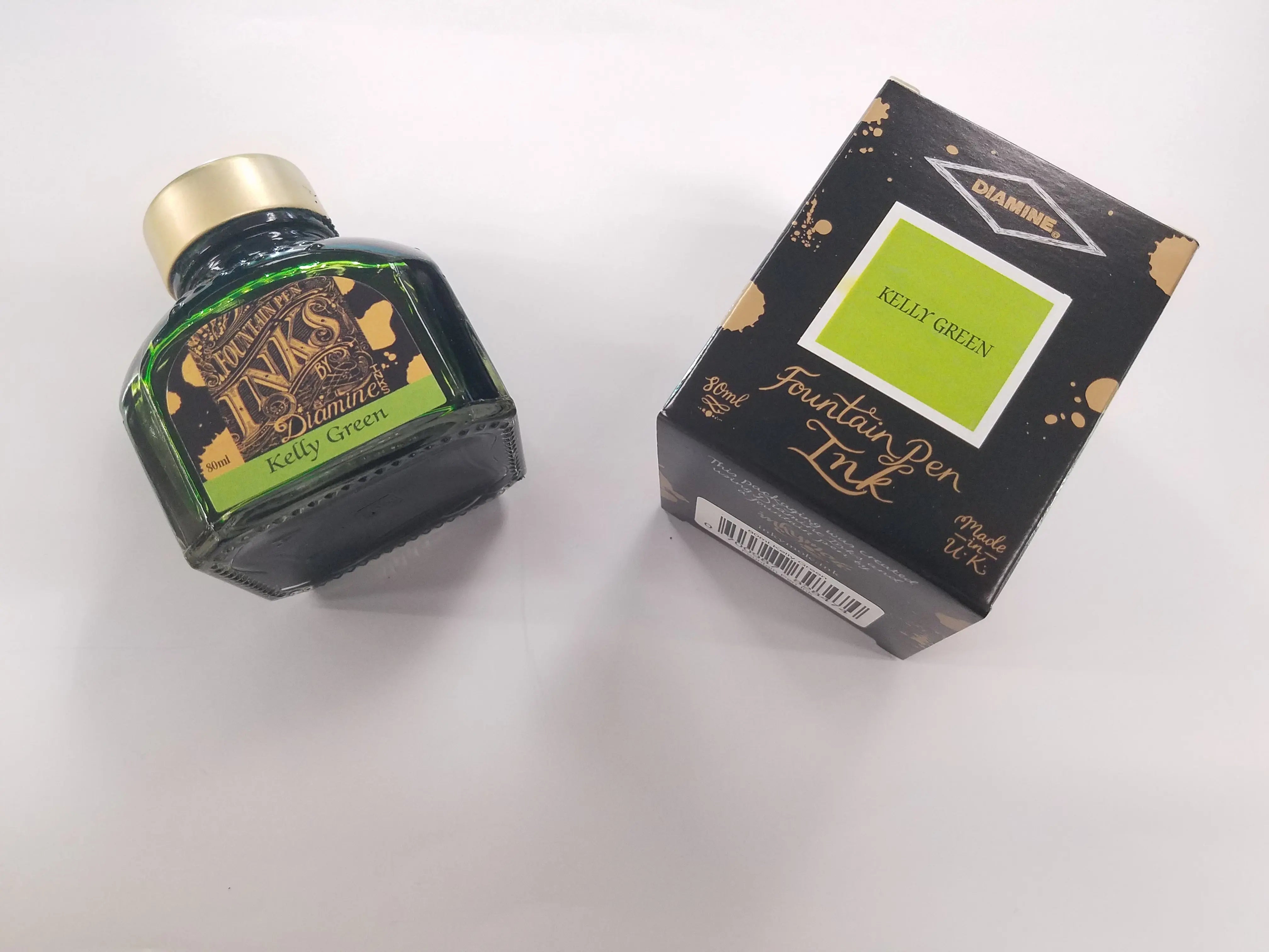 Diamine Kelly Green Ink Bottle - 80 ml-Pen Boutique Ltd