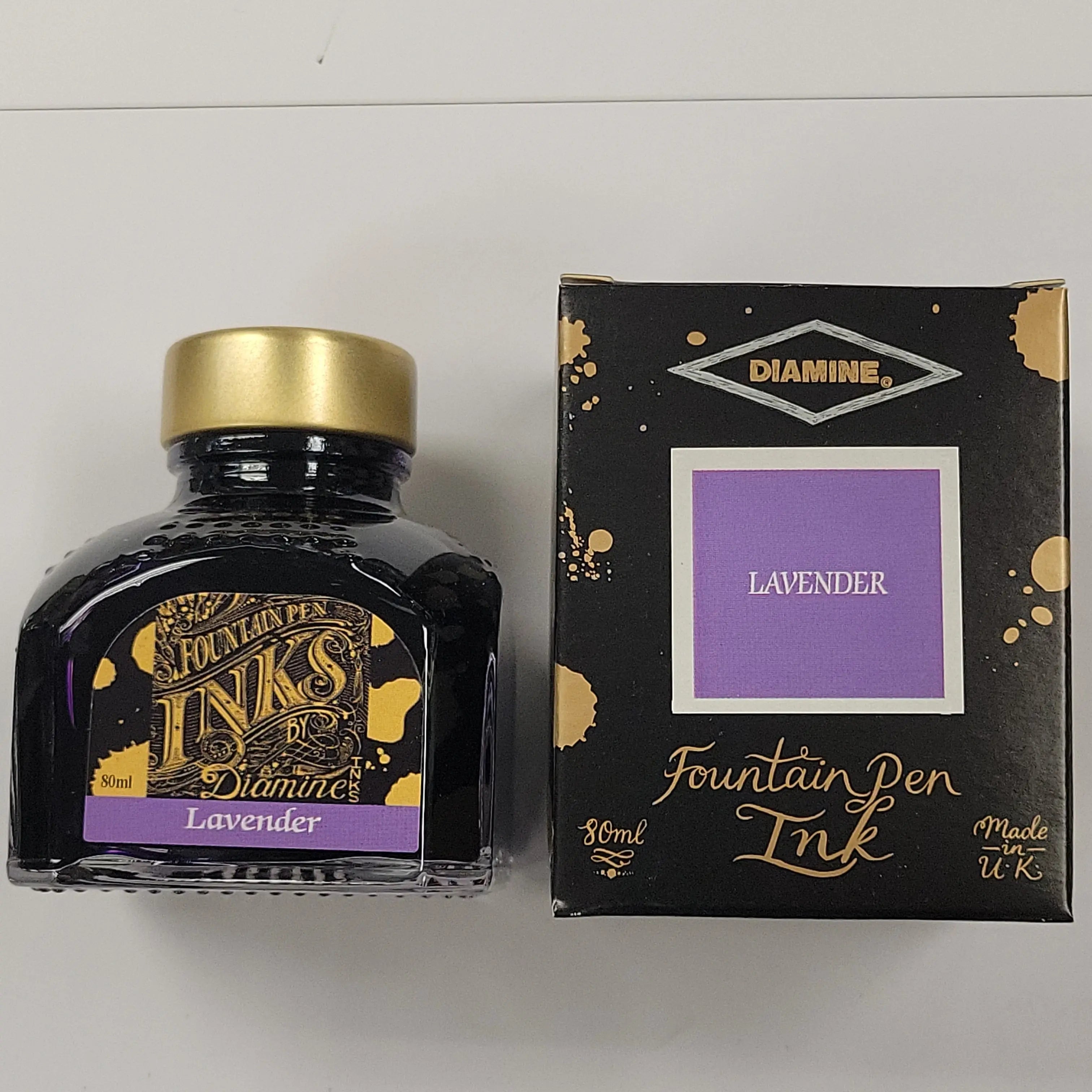 Diamine Lavender Ink Bottle - 80ml-Pen Boutique Ltd