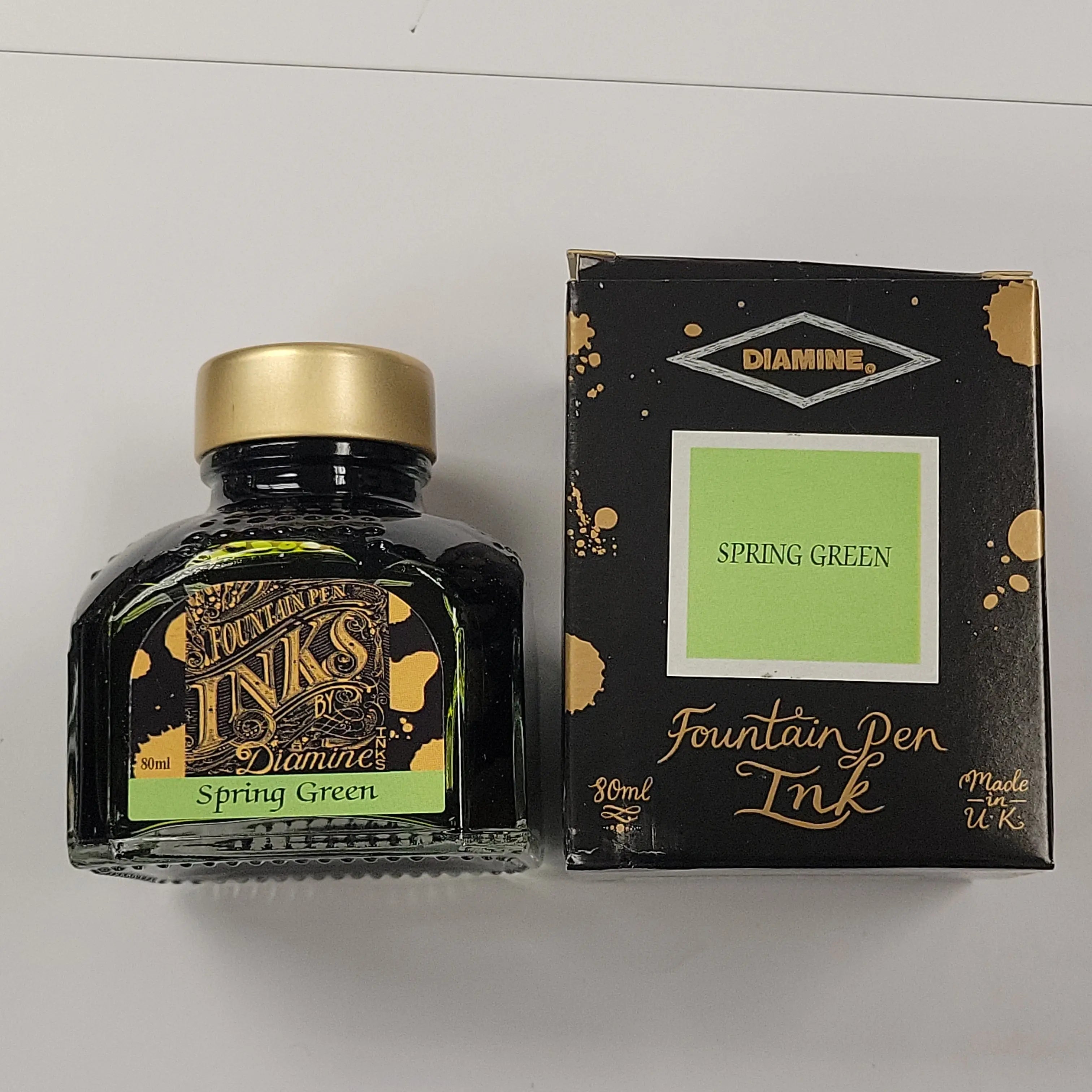 Diamine Light Green Ink Bottle - 80 ml-Pen Boutique Ltd