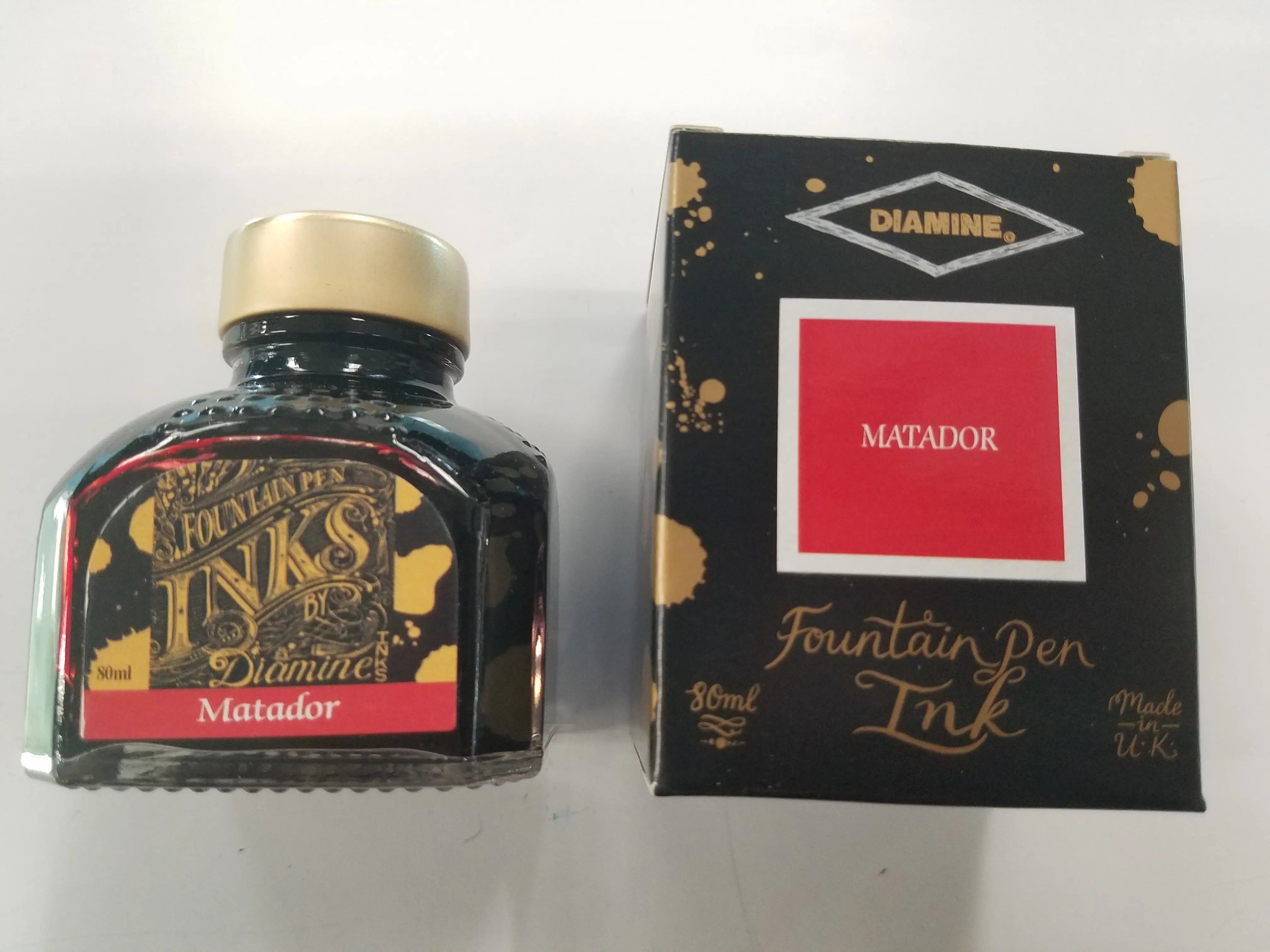 Diamine Matador Ink Bottle - 80 ml-Pen Boutique Ltd