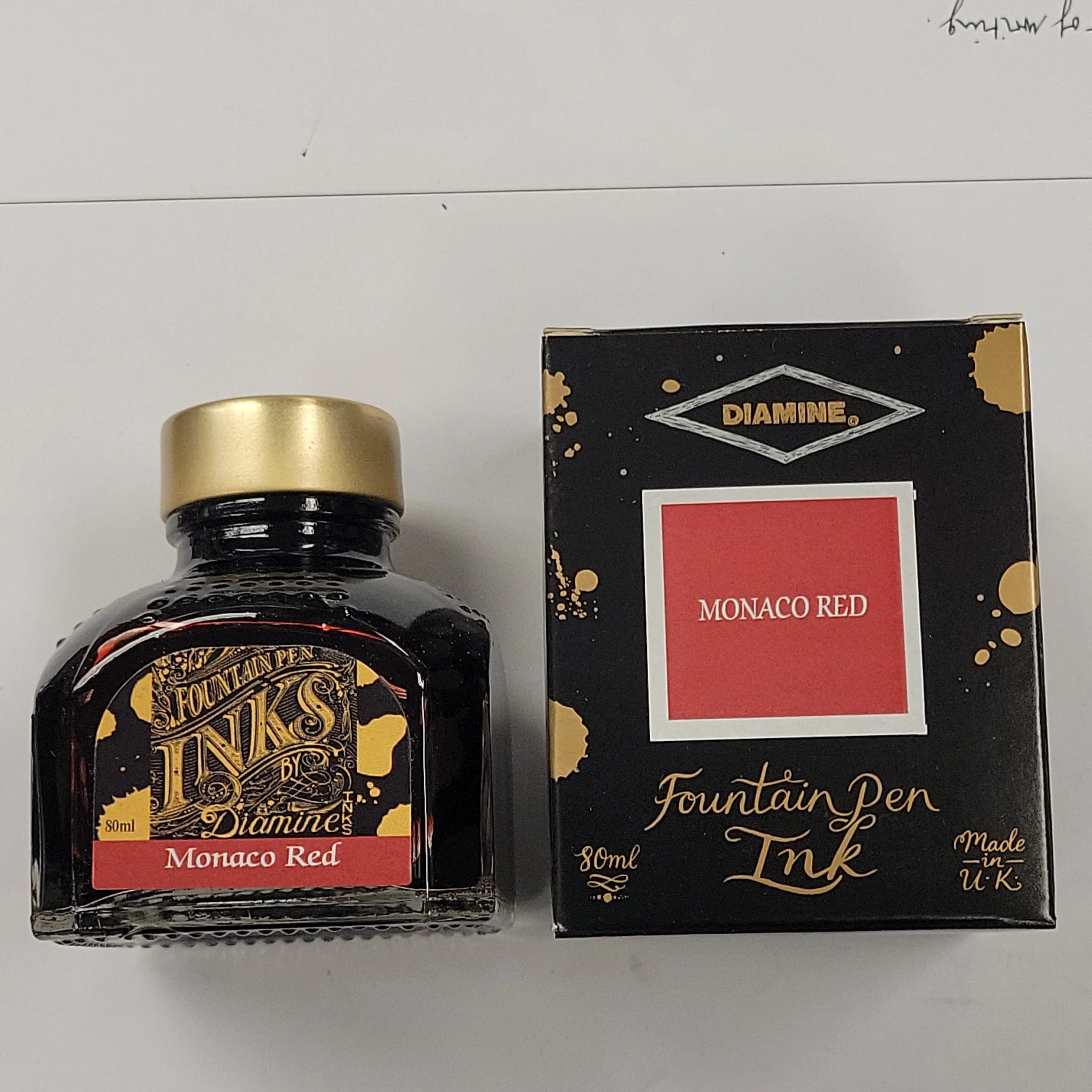 Diamine Monaco Red Ink Bottle - 80 ml-Pen Boutique Ltd